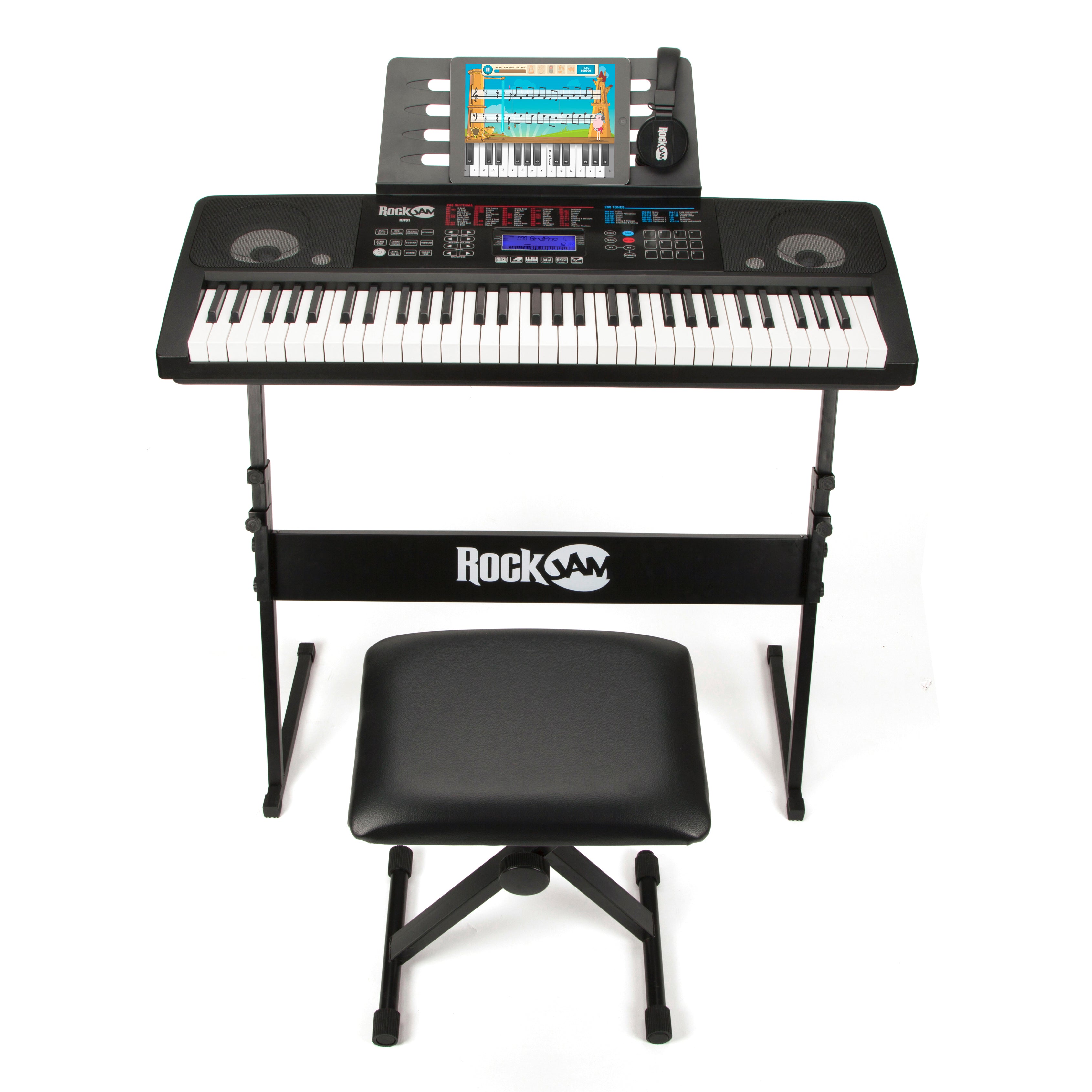 RockJam 61 Keyboard & Piano Kit 