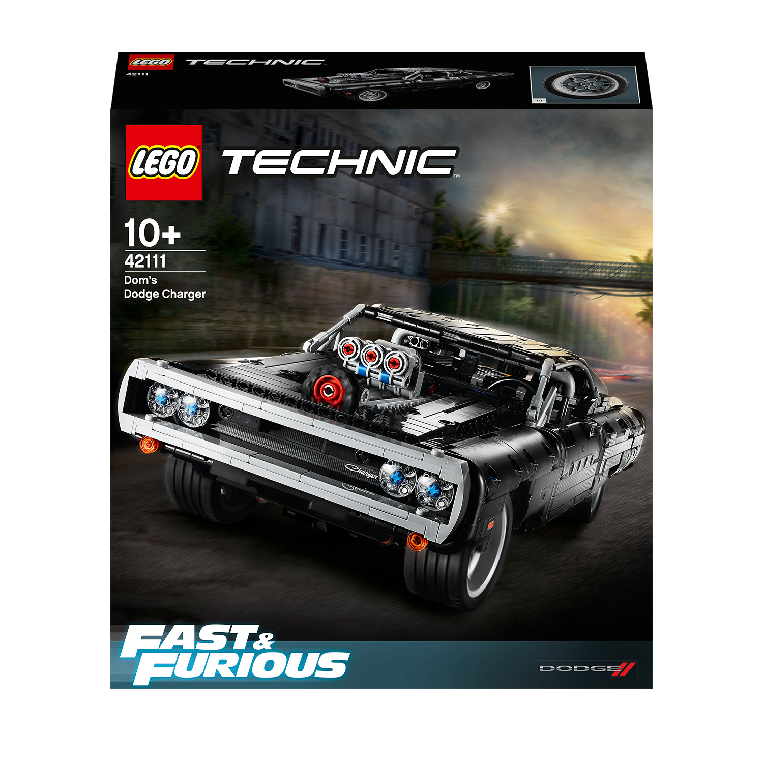 LEGO MOC LEGO Technic 42111 fast & furious Dom`s dodge charger RC