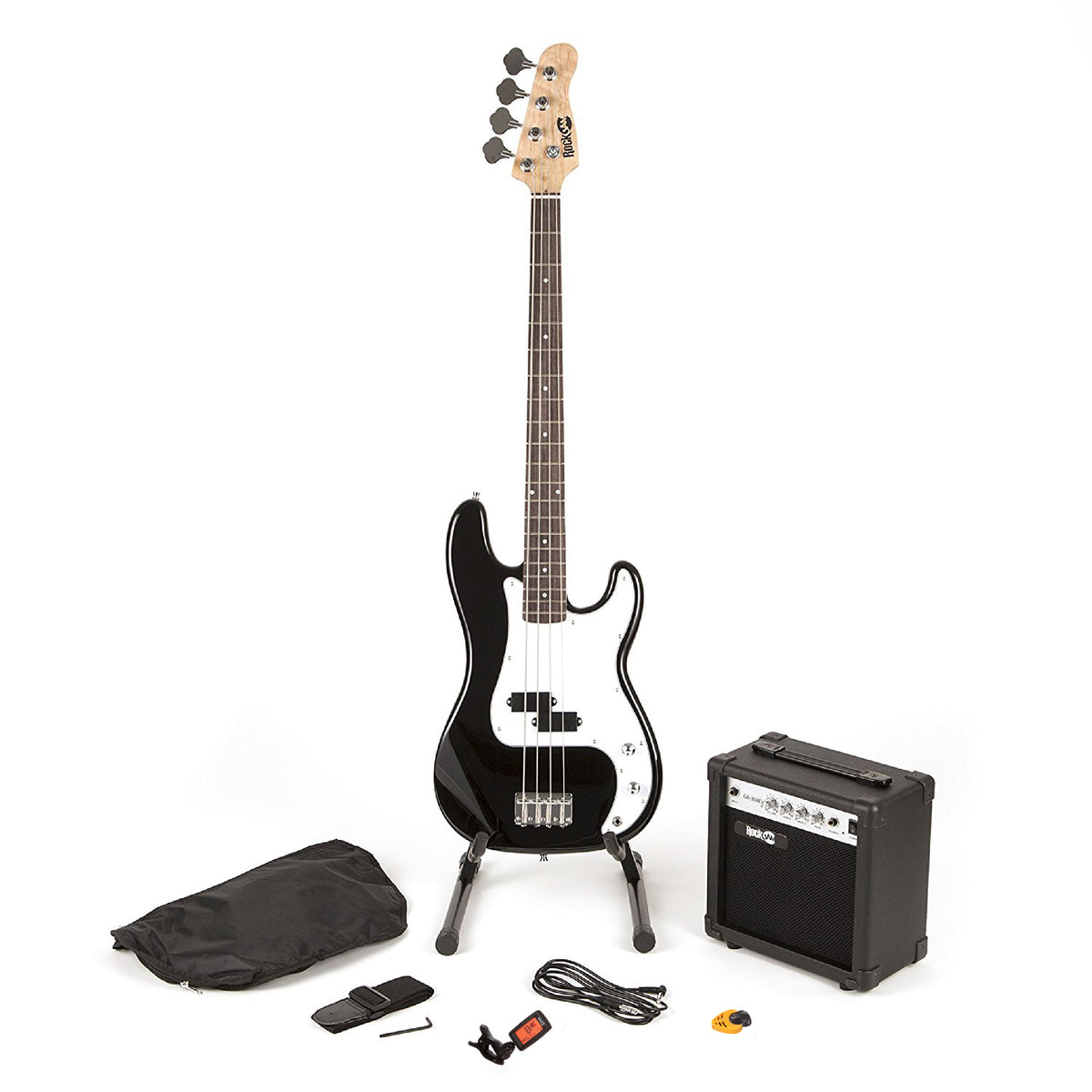 RockJam Bass Guitar super Kit - Sun