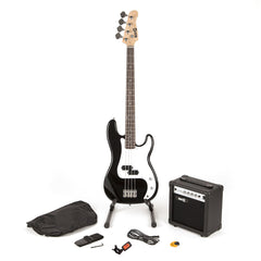 RockJam Bass Guitar super Kit - Blk