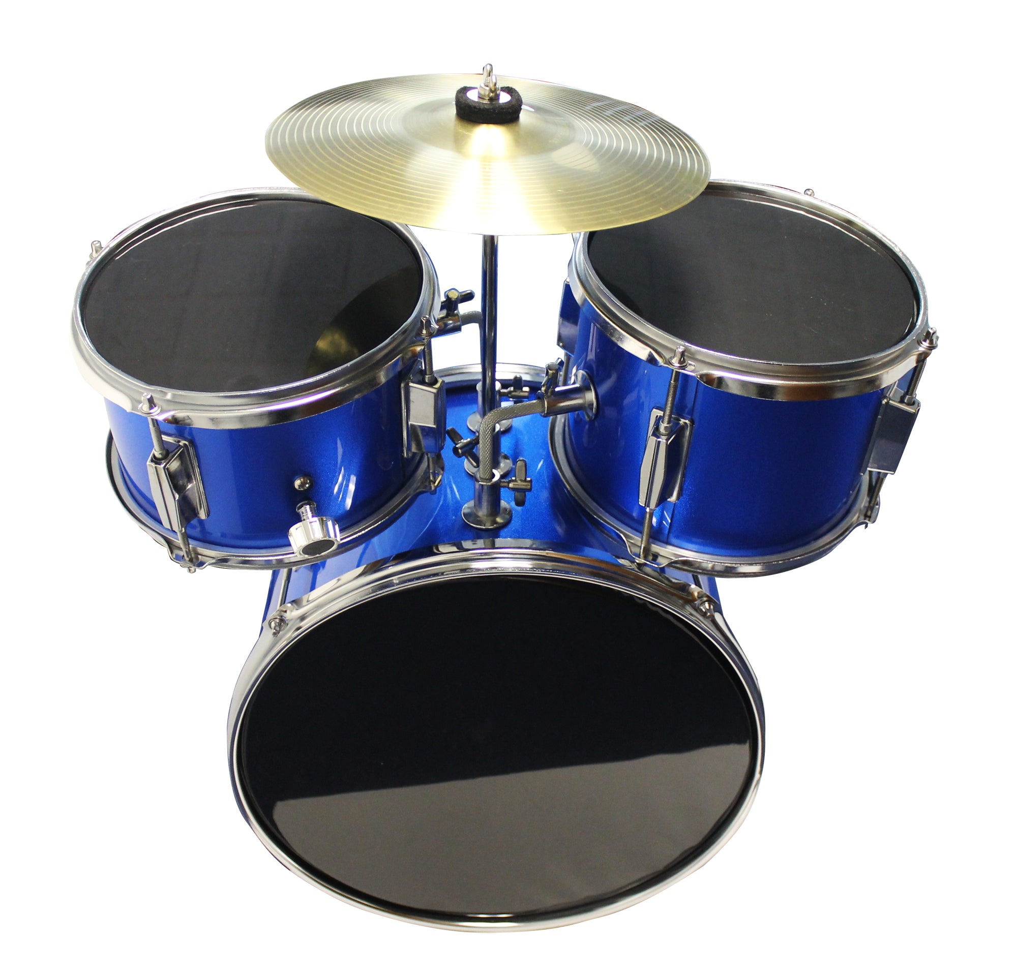 RockJam 3 Piece Junior Drum Kit - M Blue