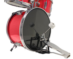 RockJam 3 Piece Junior Drum Kit - M Red