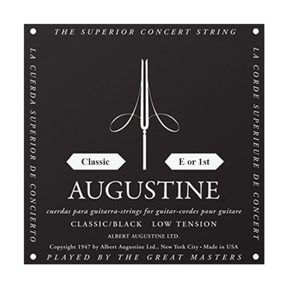 Augustine A1 Classic Black Single String - E/1st