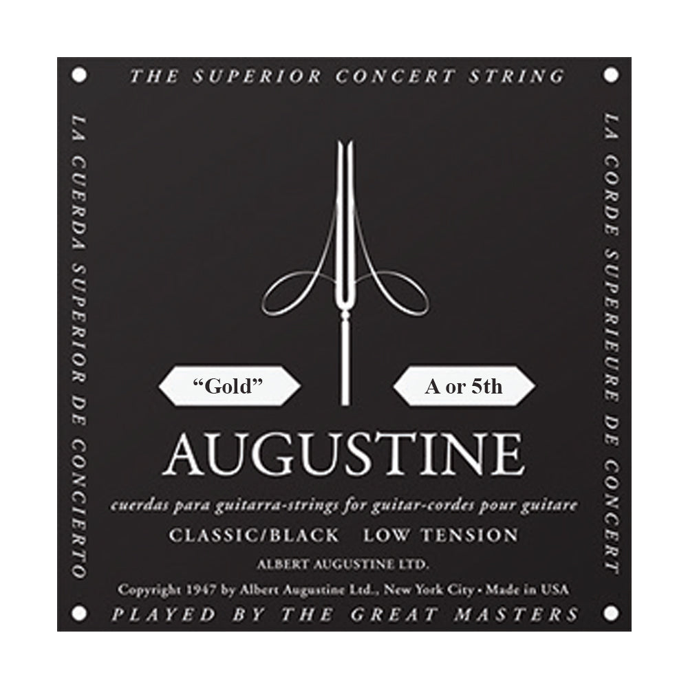 Augustine A5GD Classic Gold Single String - A/5th