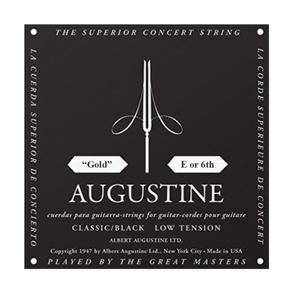Augustine A6GD Classic Gold Single String - E/6th