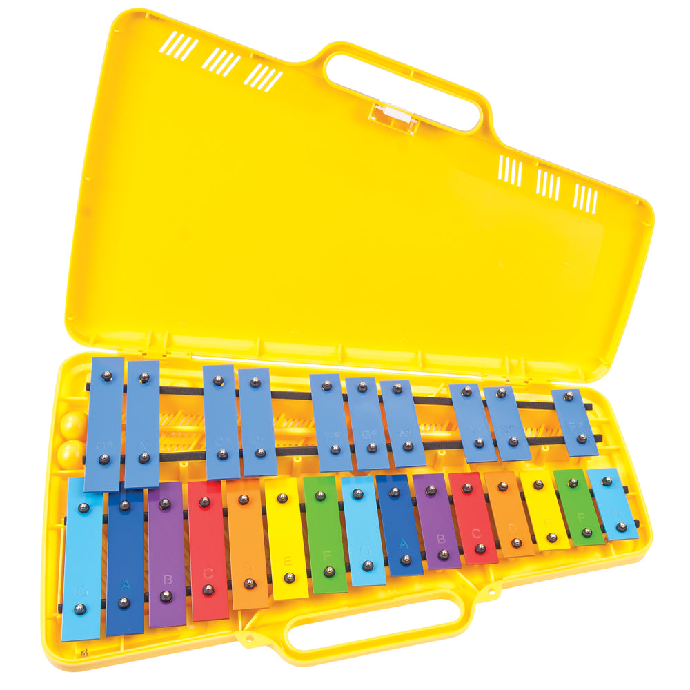 Angel 25 Note Glockenspiel - Coloured Keys