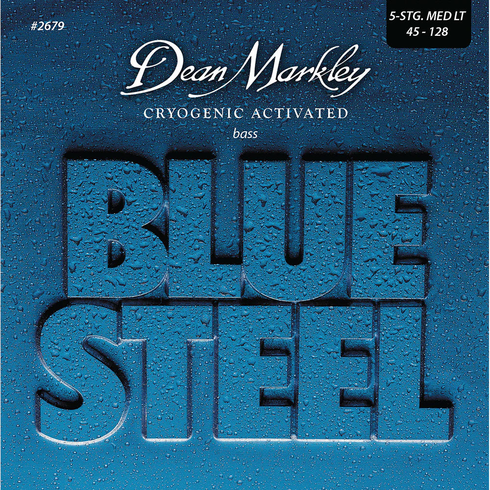 Dean Markley Blue Steel Bass Guitar Strings Medium Light 5 String 45-128