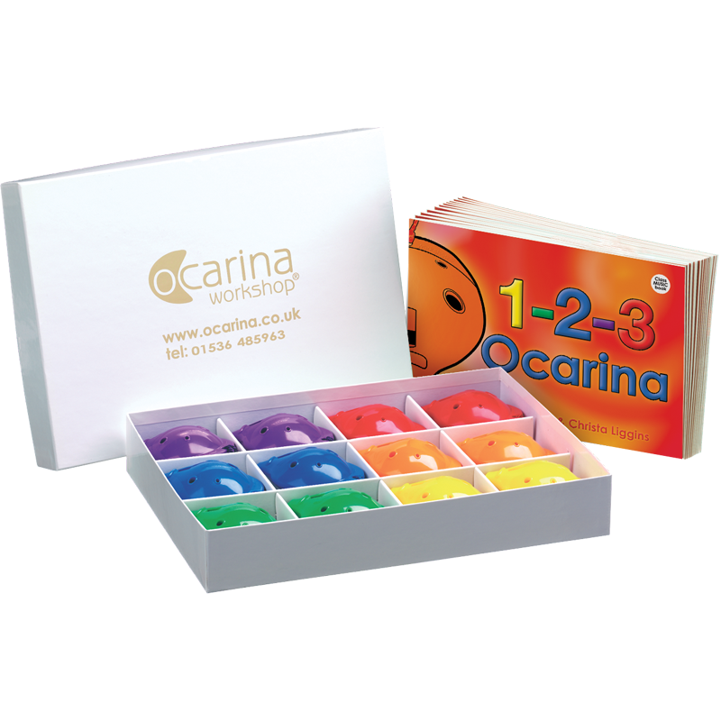 Ocarina Workshop® 1-2-3 Rainbow Starter Box