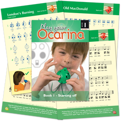Ocarina Workshop® Play your Ocarina Book 1 Rainbow Starter Box