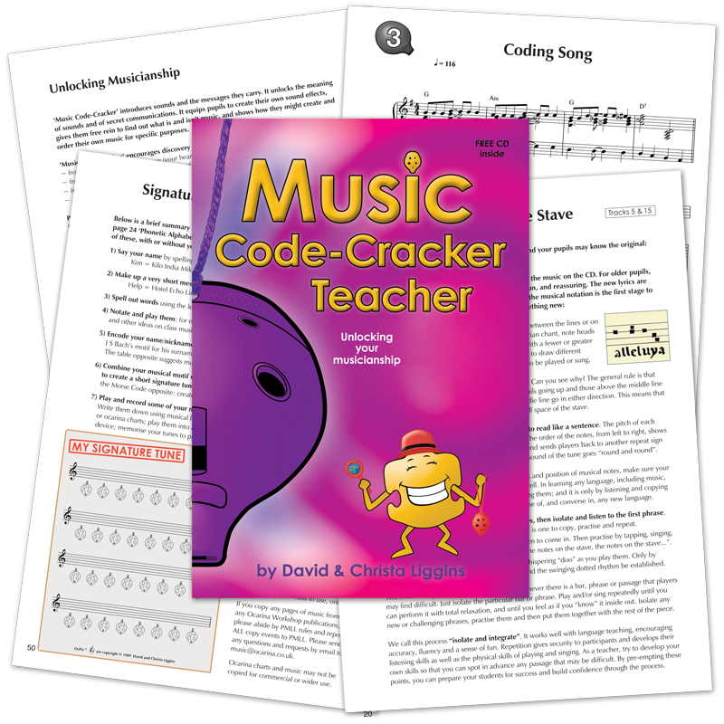Ocarina Workshop® Music Code-Cracker Teacher Book