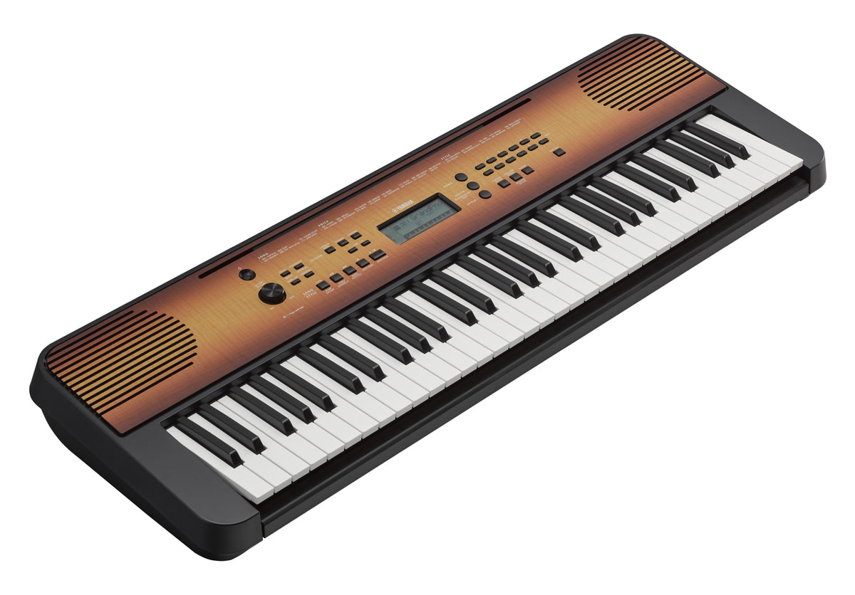 Yamaha PSR-E360 Home Keyboard With Maple Wood Effect