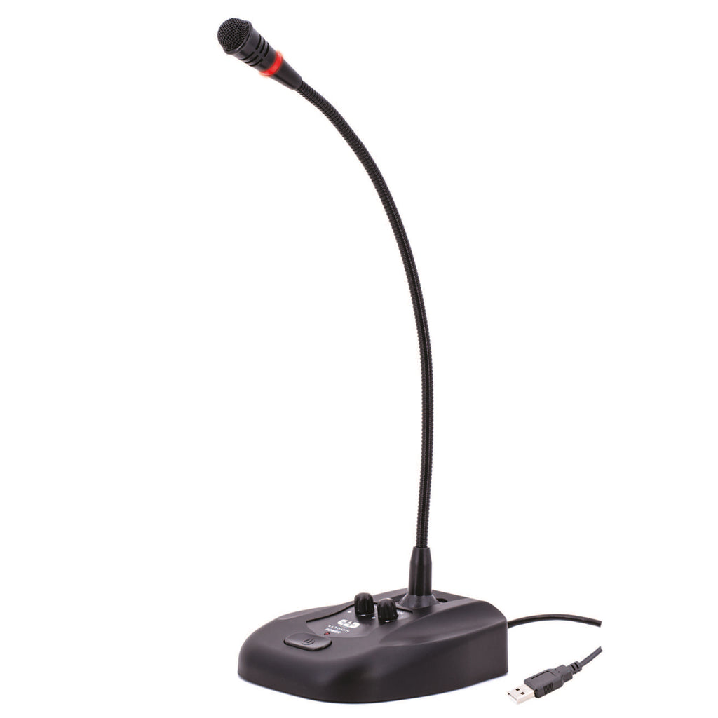 CAD USB Condenser Gooseneck Microphone ~ Black