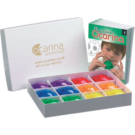 Ocarina Workshop® Play your Ocarina Book 1 Rainbow Starter Box