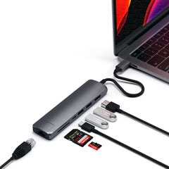 Satechi Type-C Slim Multiport with Ethernet Adapter