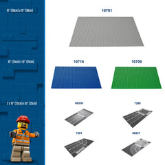 LEGO® Classic Blue Baseplate 10714 Default Title
