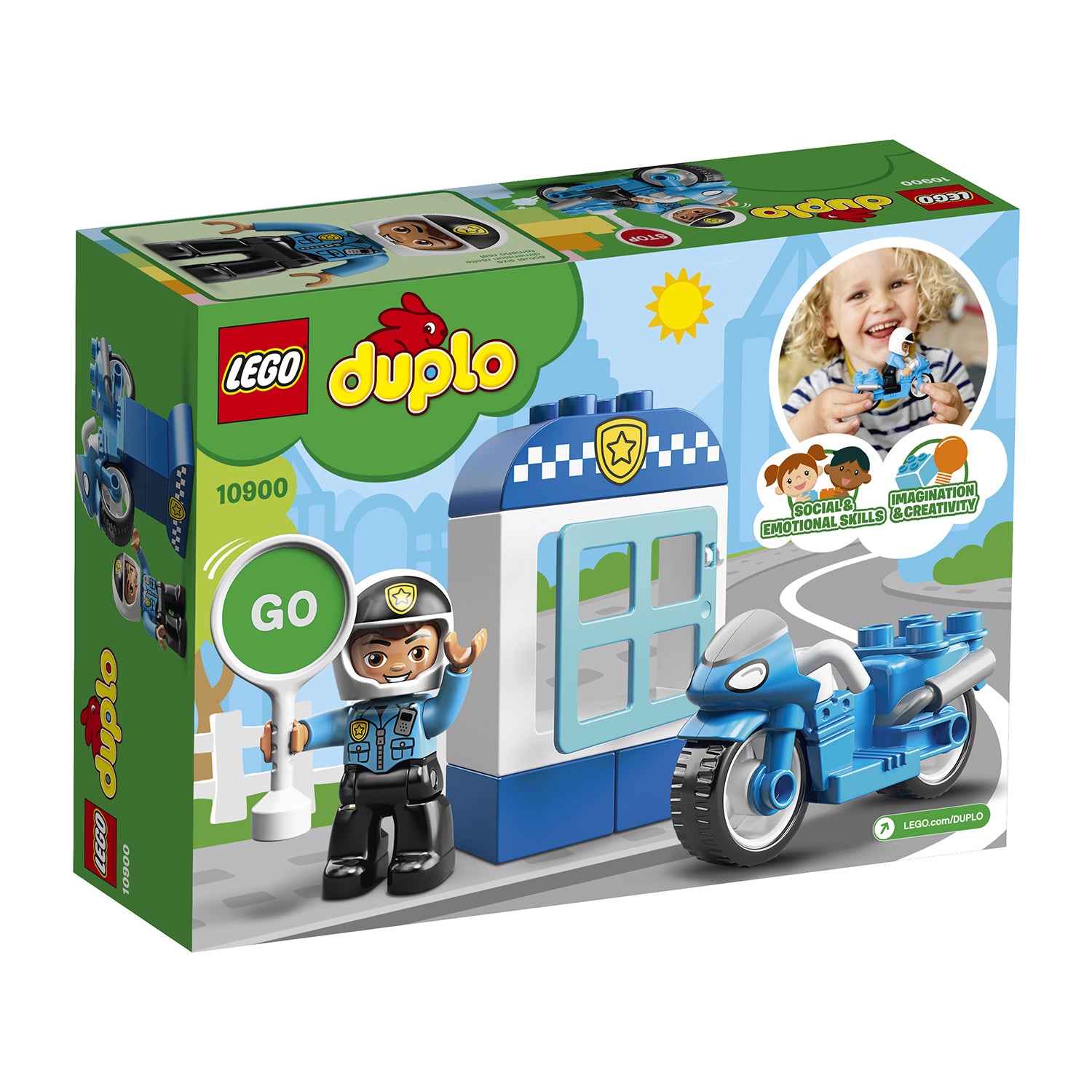 LEGO® DUPLO Town Police Bike Building Set 10900 Default Title