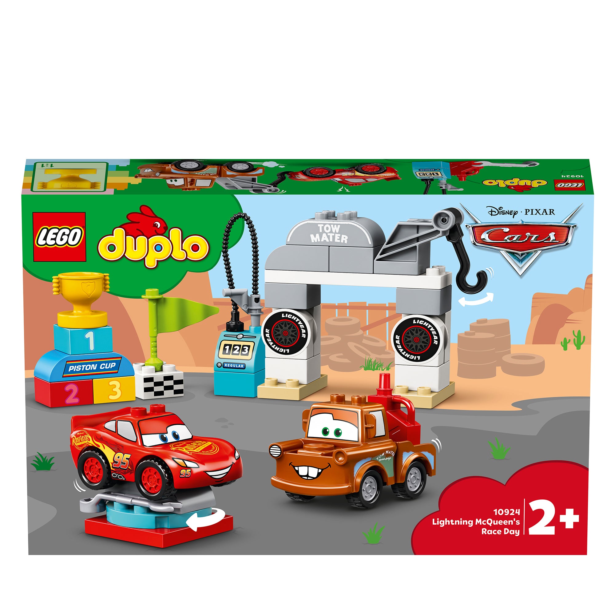 LEGO® DUPLO Cars Lightning McQueen Race Day Set 10924 Default Title