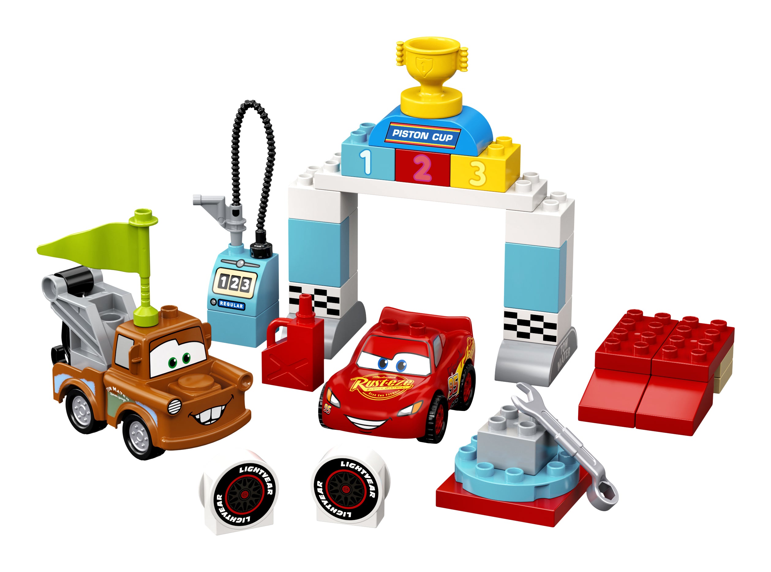 LEGO® DUPLO Cars Lightning McQueen Race Day Set 10924 Default Title