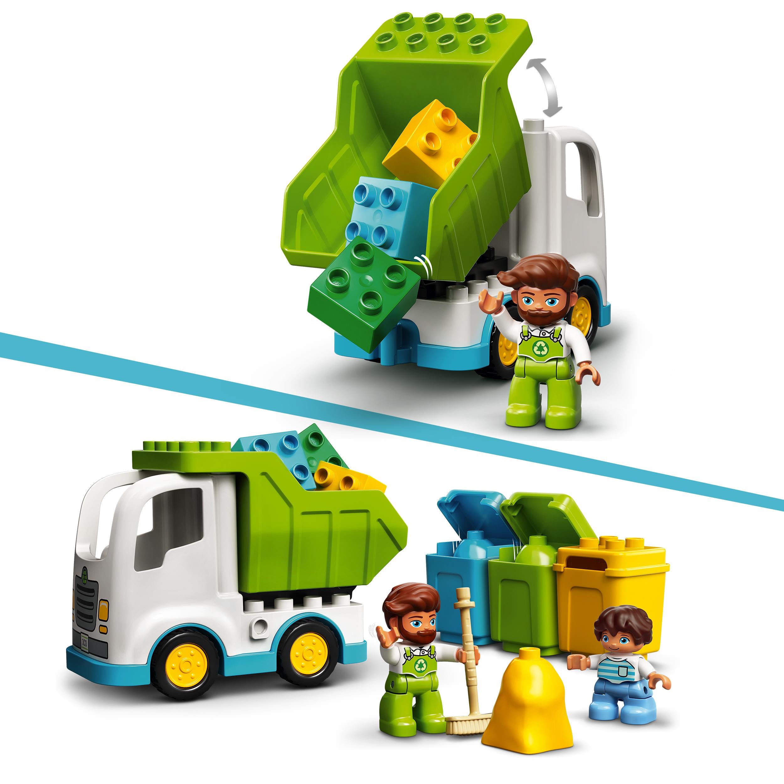 LEGO® DUPLO Town Garbage Truck & Recycling Toy 10945 Default Title