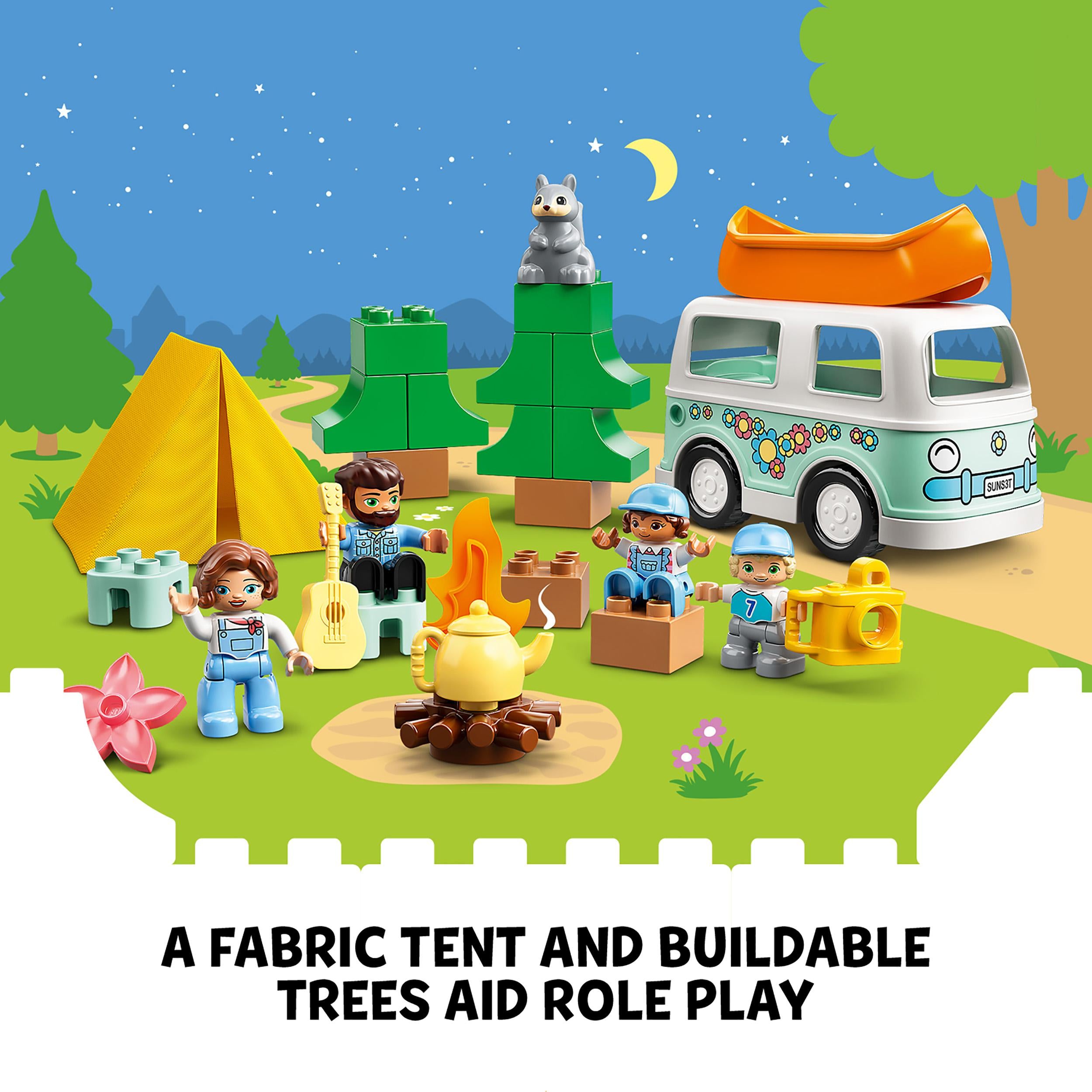 LEGO® DUPLO Family Camping Van Adventure Set 10946 Default Title