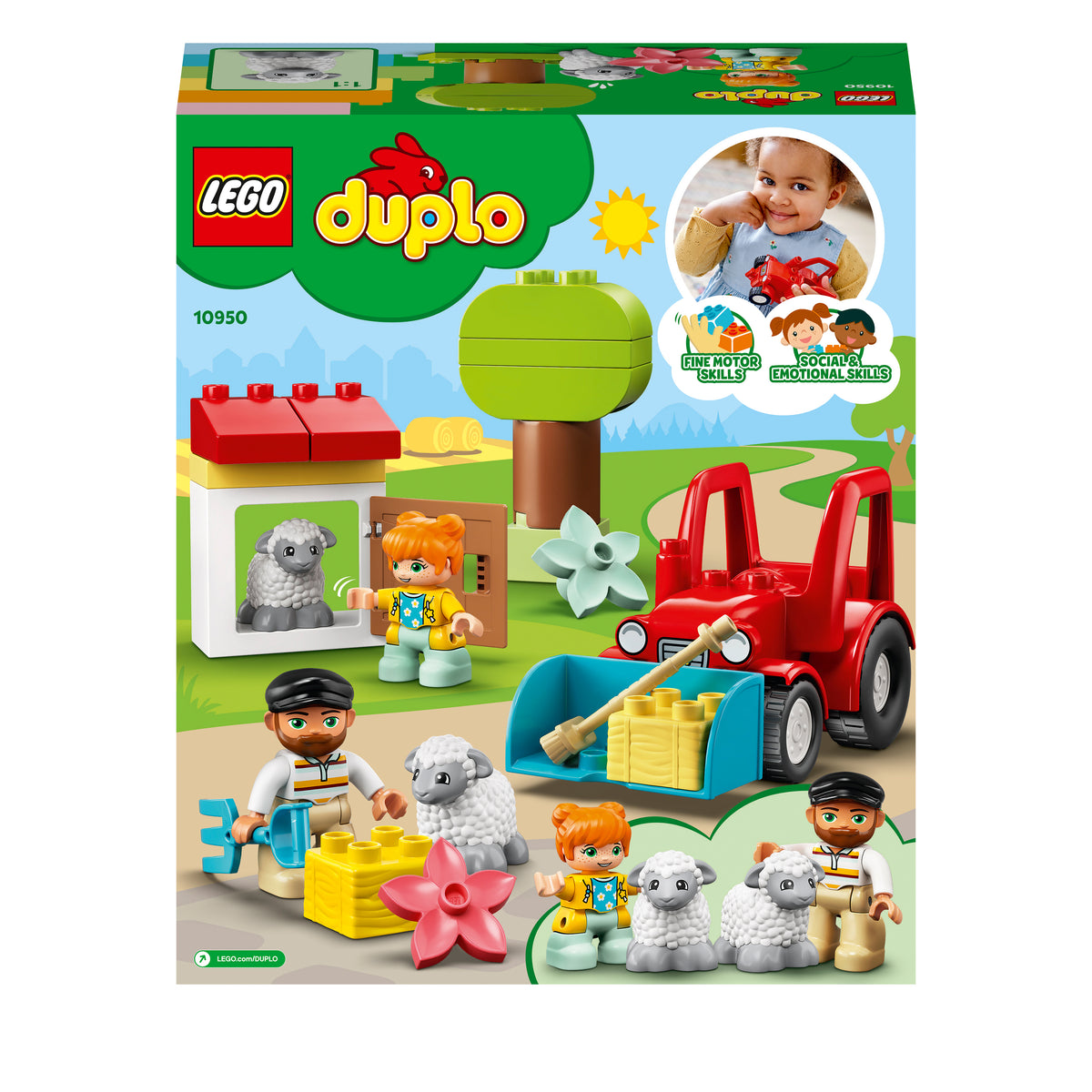 LEGO® DUPLO Town Farm Tractor & Animal Care Toy 10950 Default Title