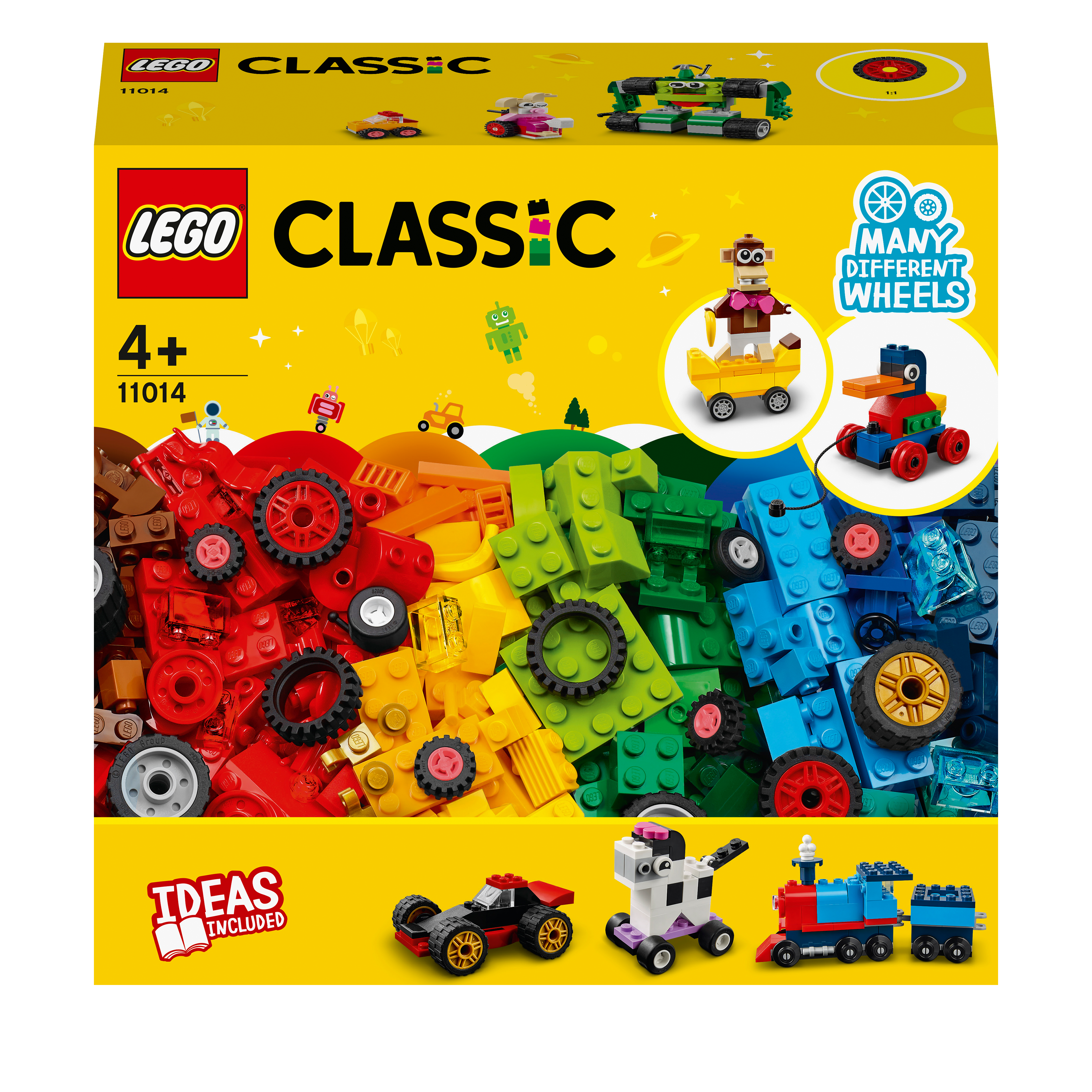 LEGO® Classic Bricks and Wheels Building Set 11014 Default Title
