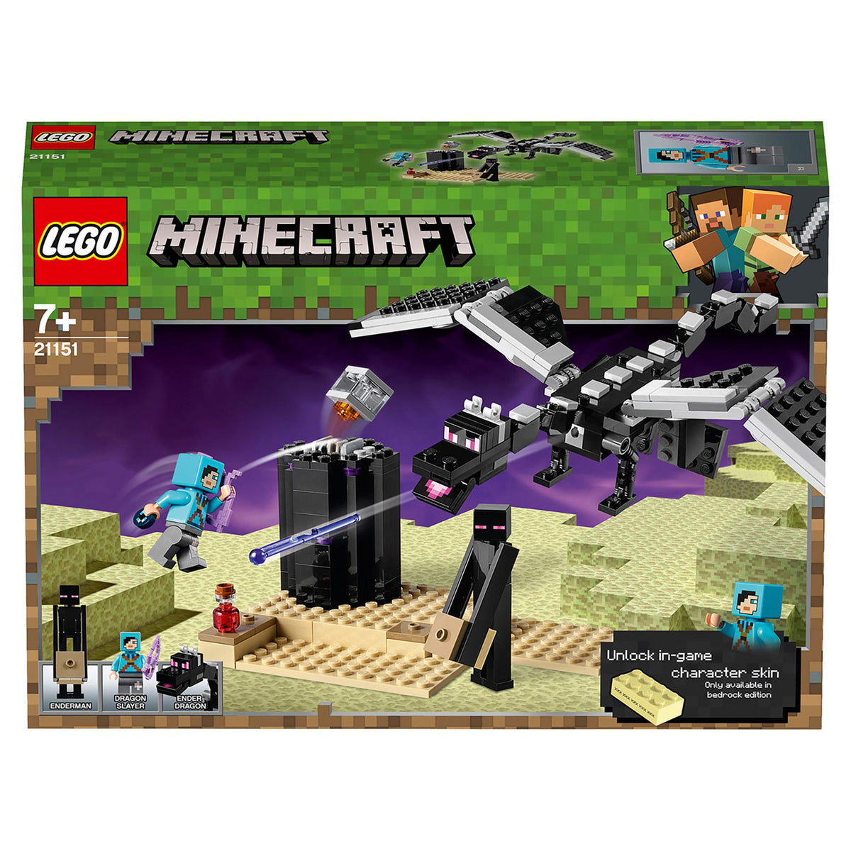LEGO® Minecraft The End Battle Collectible Toy 21151 Default Title