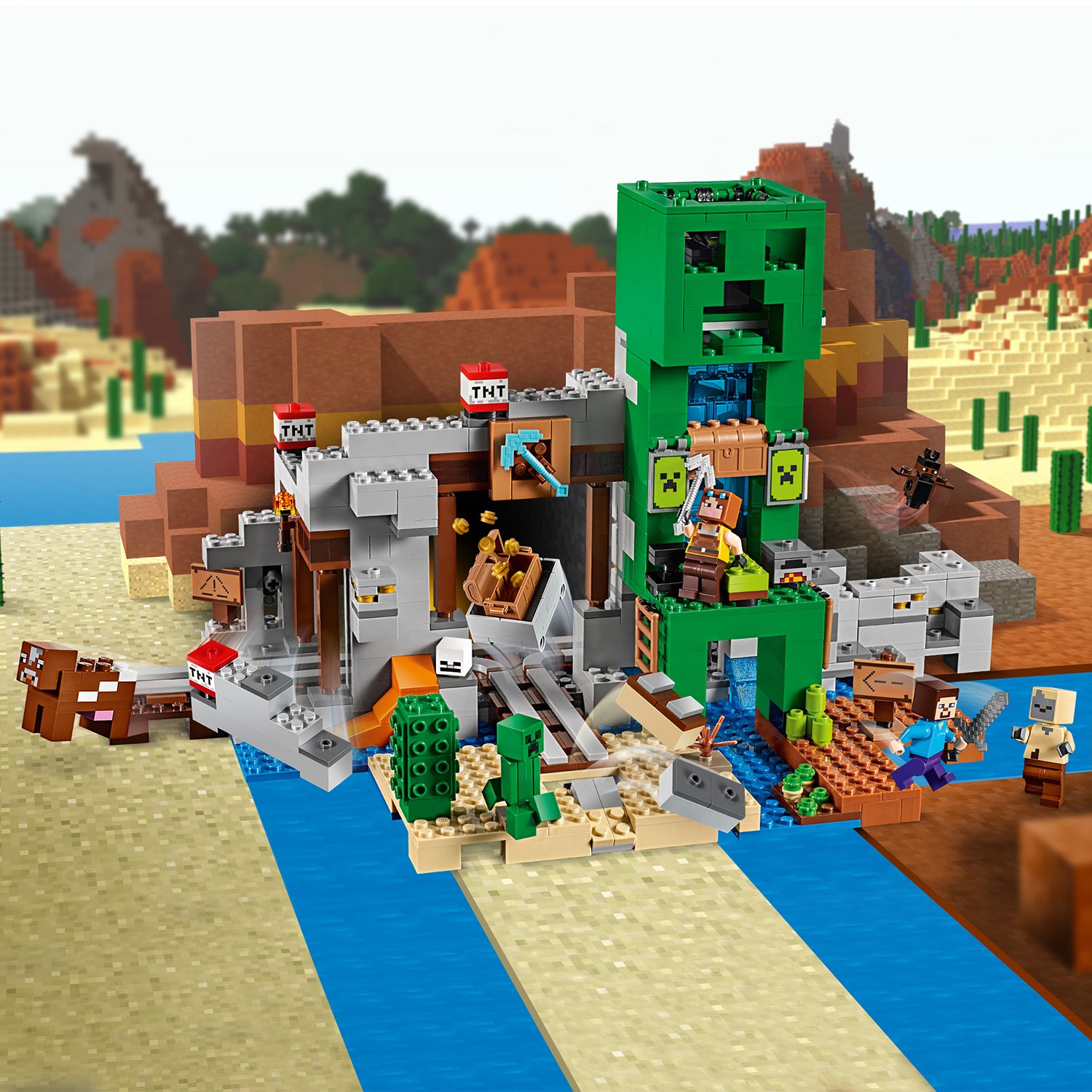 LEGO® Minecraft The Creeper Mine Building Set 21155 Default Title
