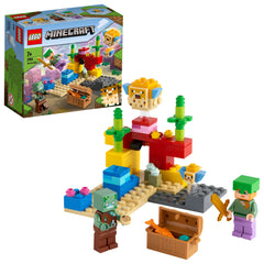 LEGO® Minecraft The Coral Reef Building Set 21164 Default Title
