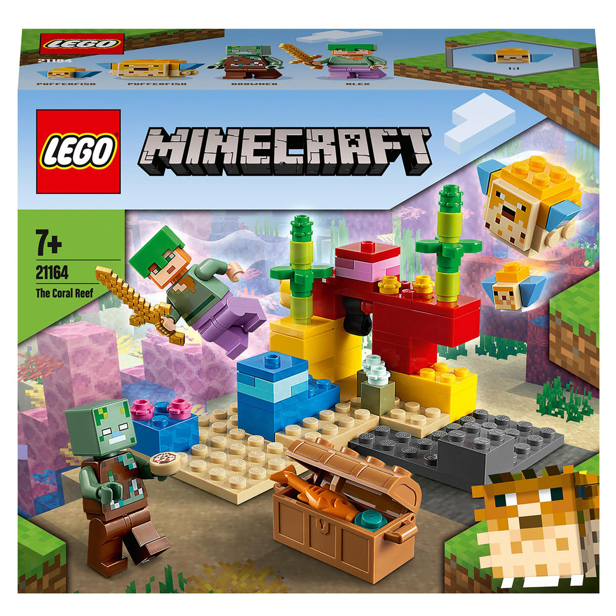 LEGO® Minecraft The Coral Reef Building Set 21164 Default Title