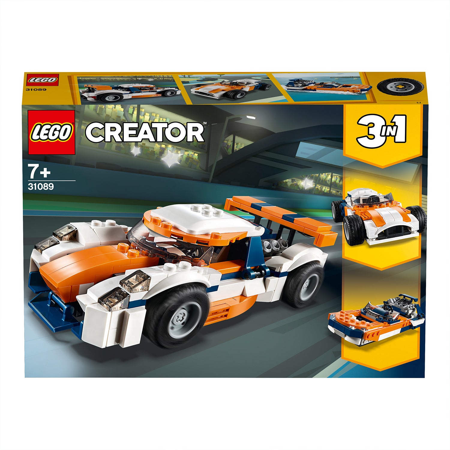 LEGO® Creator 3in1 Sunset Track Racer Car Set 31089 Default Title