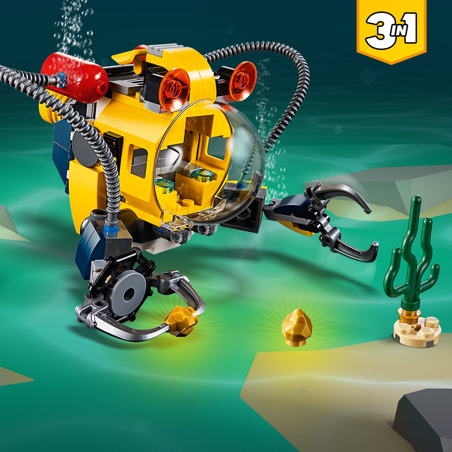 LEGO® Creator 3in1 Underwater Robot Set 31090 Default Title