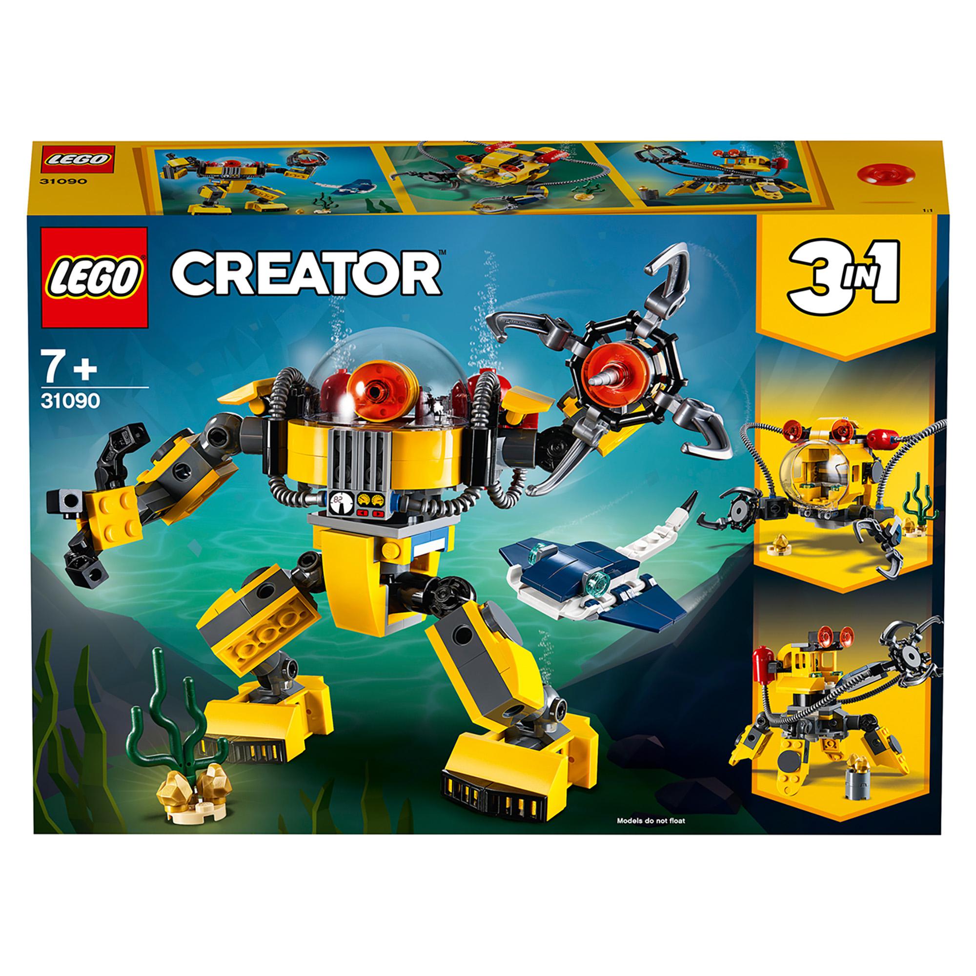 LEGO® Creator 3in1 Underwater Robot Set 31090 Default Title