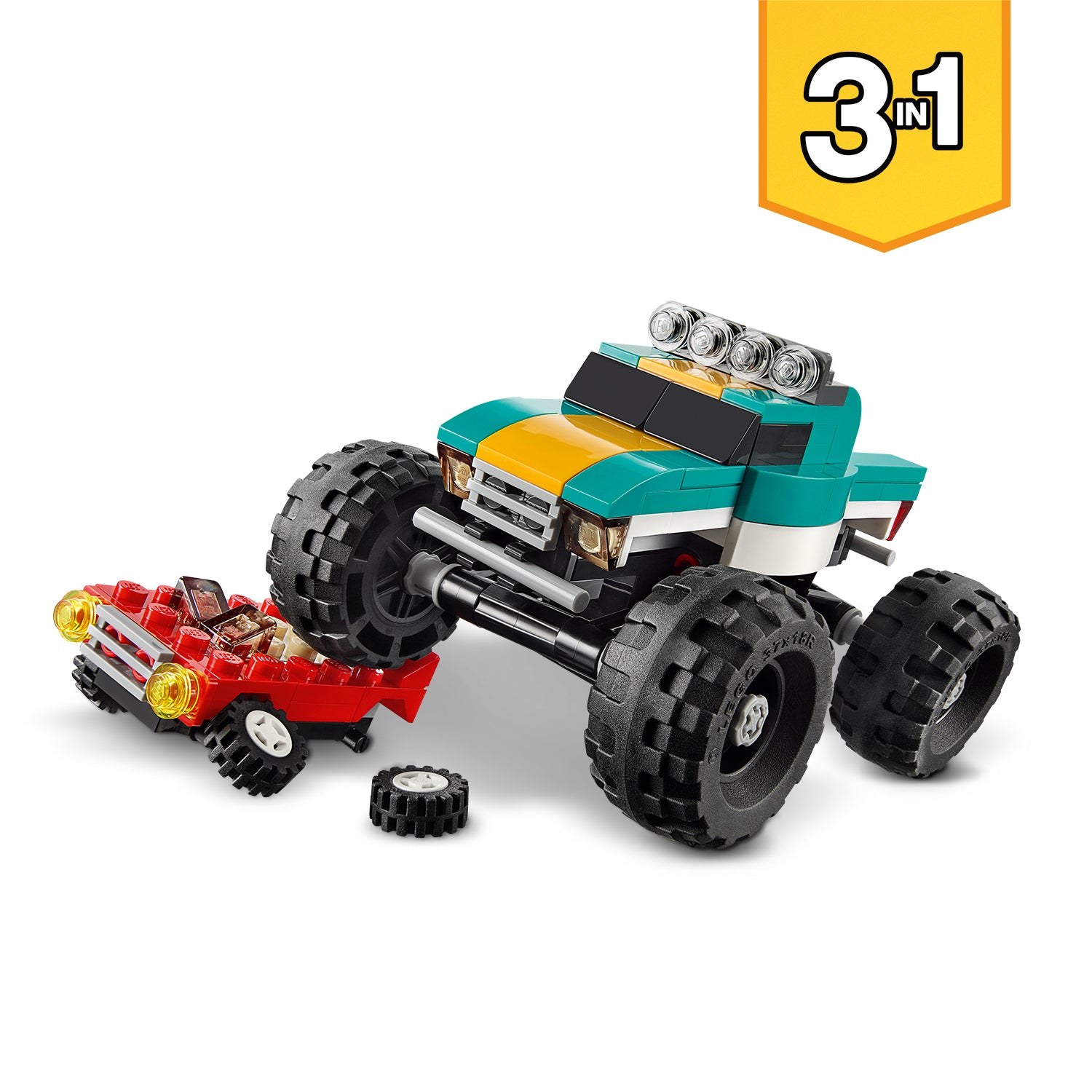 LEGO® Creator 3in1 Monster Truck Toy 31101 Default Title