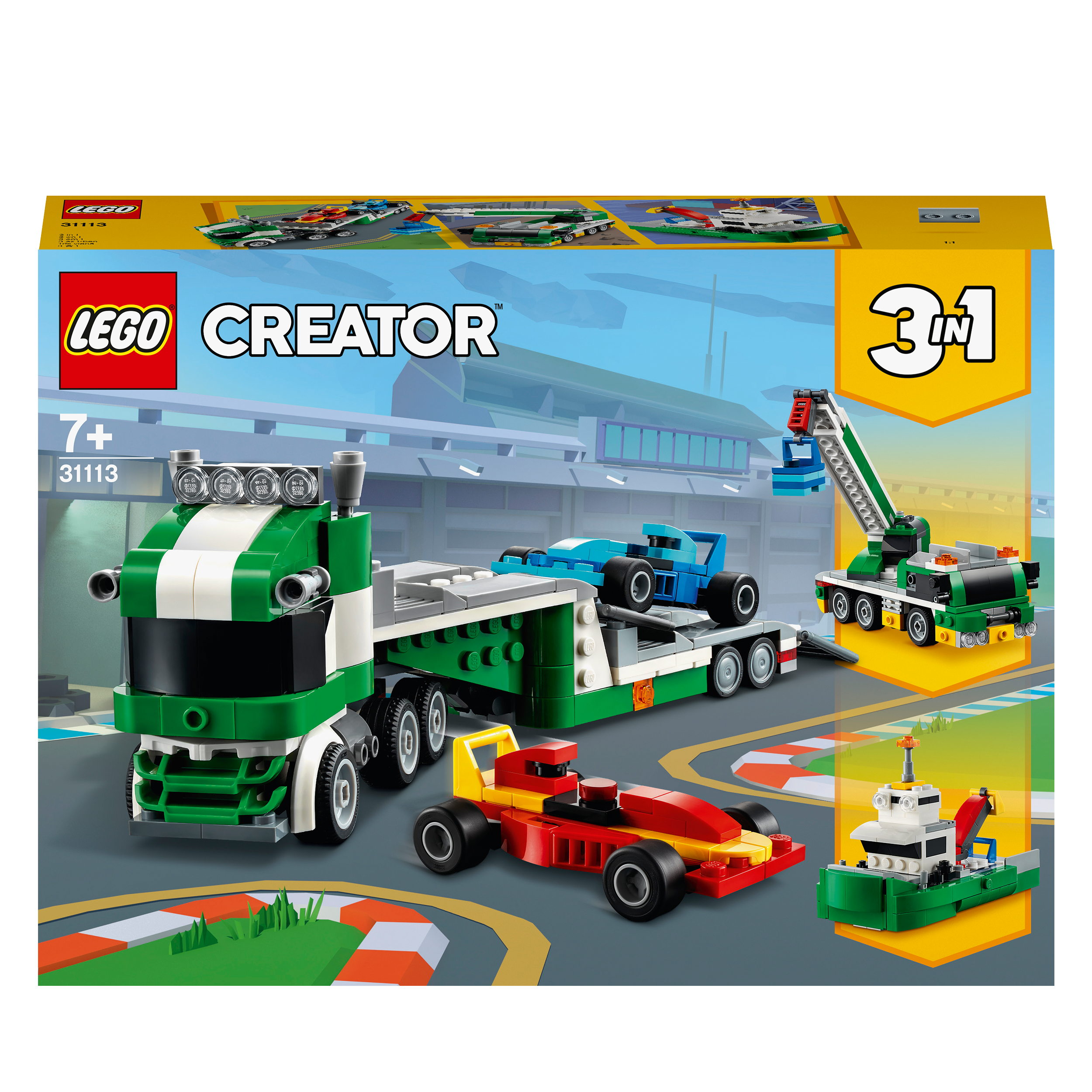 Lego® Creator 3 In 1 Race Car Transporter Set 31113 – Creativehut Education