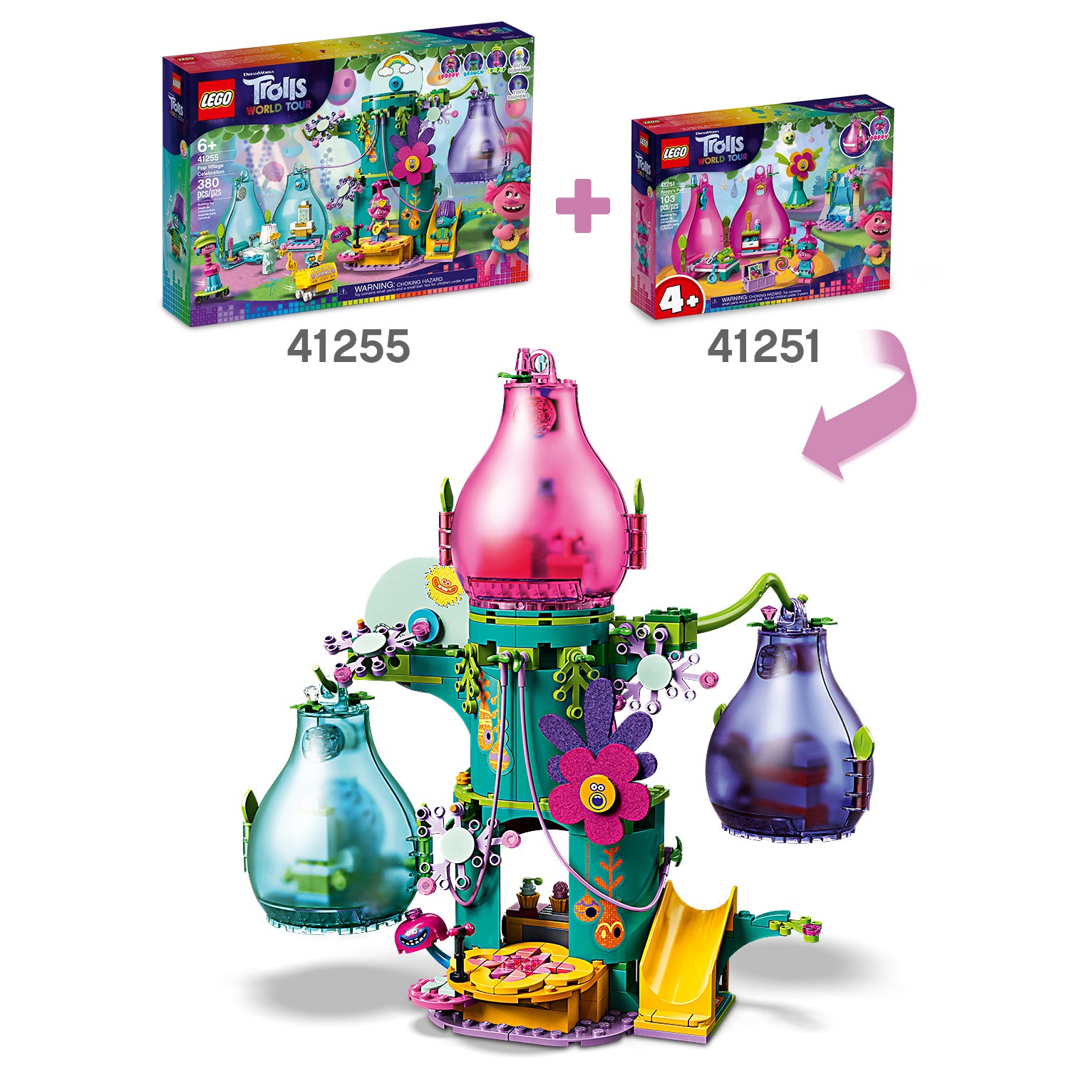 LEGO® Trolls 4+ Poppy’s Pod Storage Travel Set 41251 Default Title