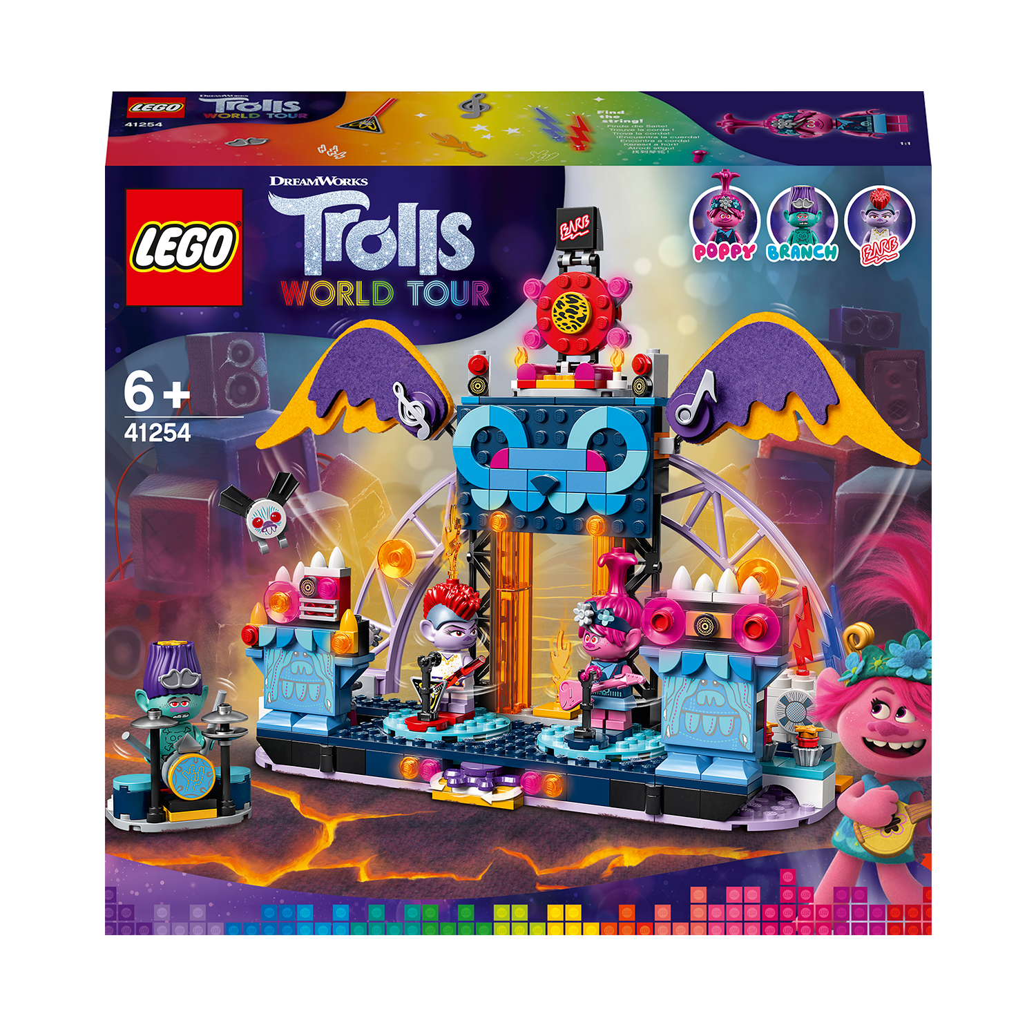 LEGO® Trolls Volcano Rock City Concert Playset 41254 Default Title