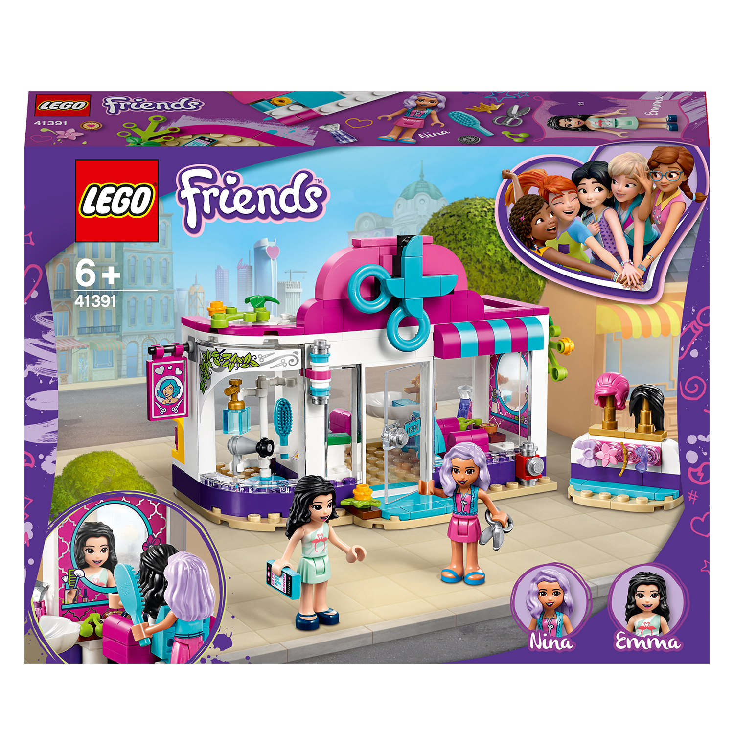LEGO® Friends Heartlake City Hair Salon Set 41391 Default Title