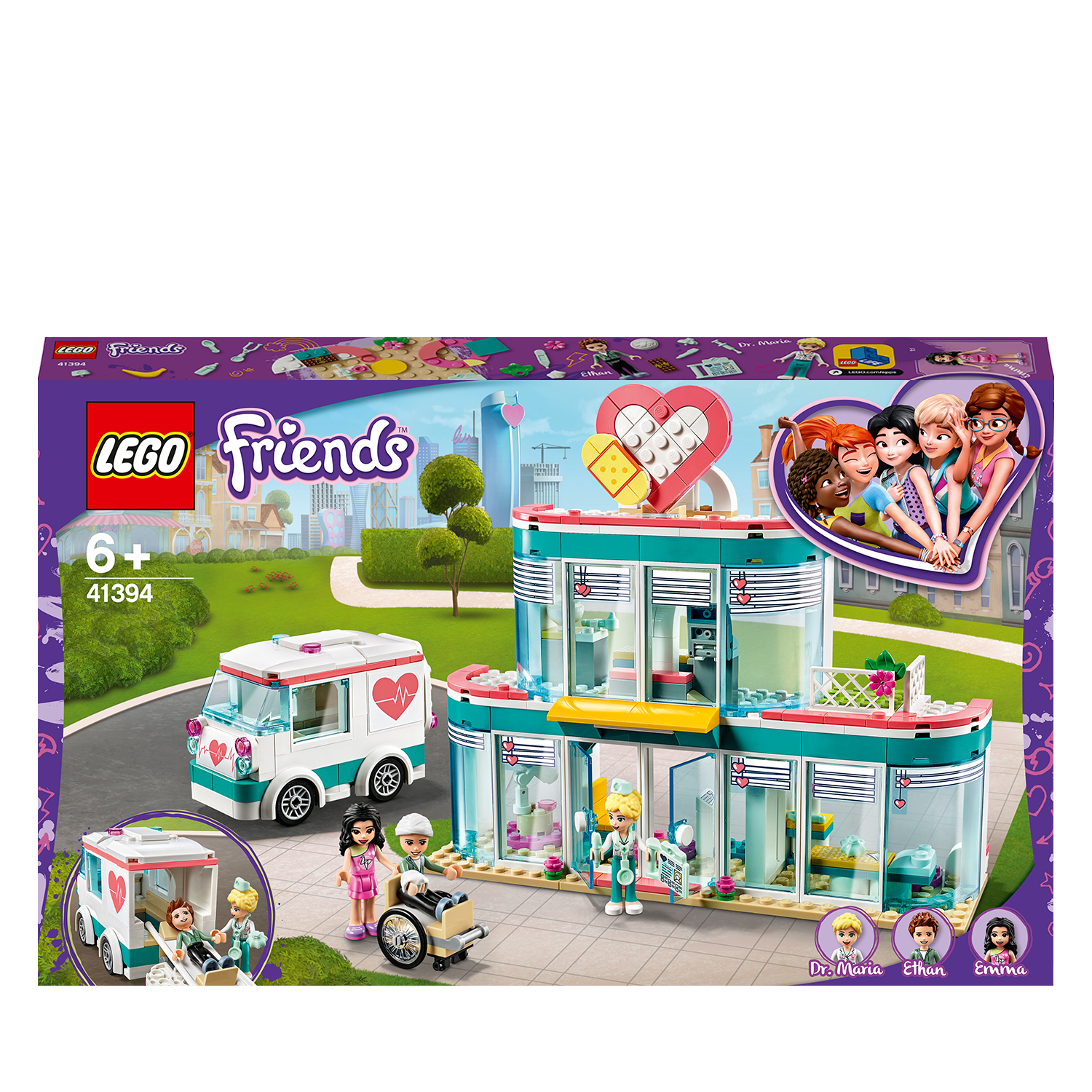 LEGO® Friends Heartlake City Hospital Playset 41394 Default Title