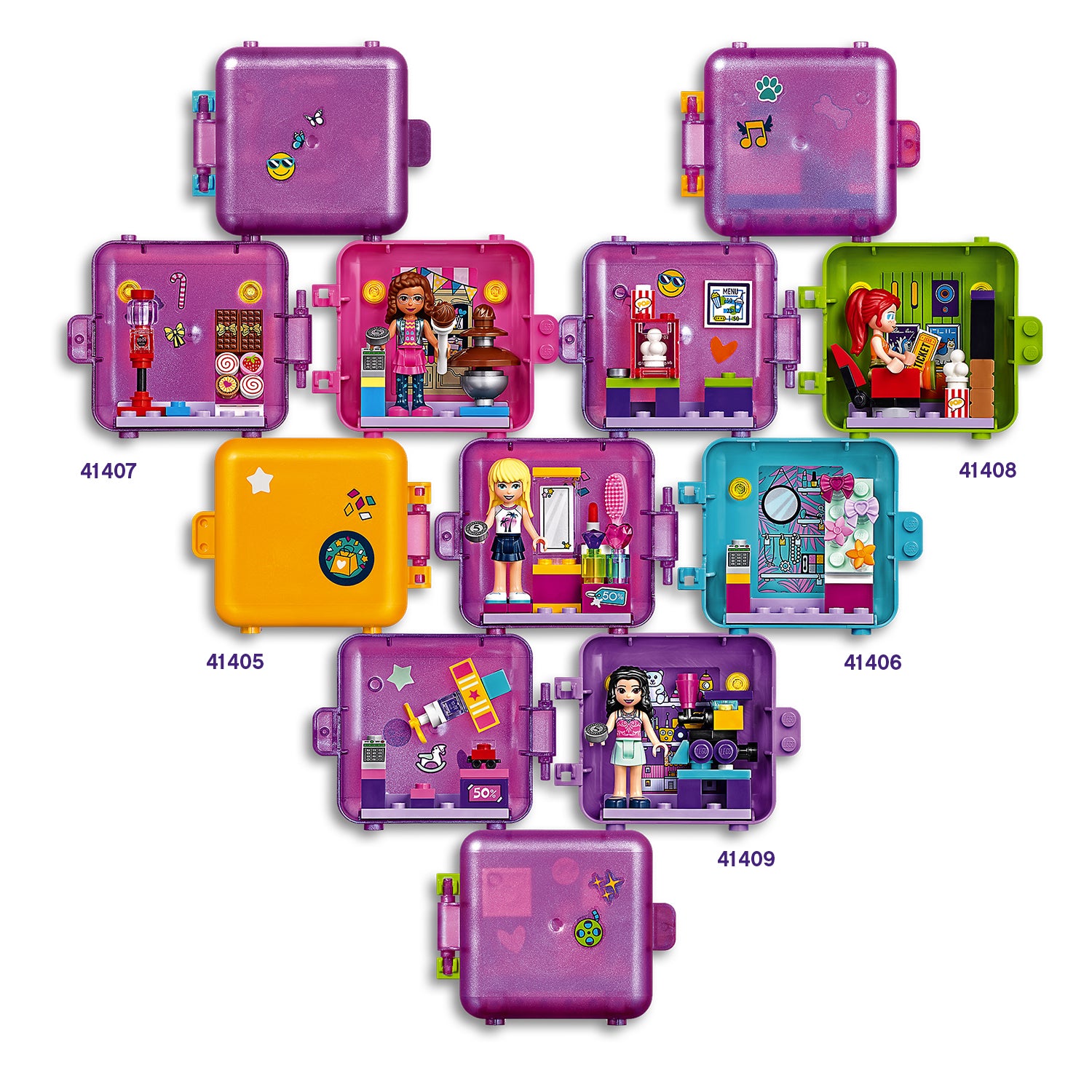 LEGO® Friends Stephanie's Shopping Play Cube 41406 Default Title