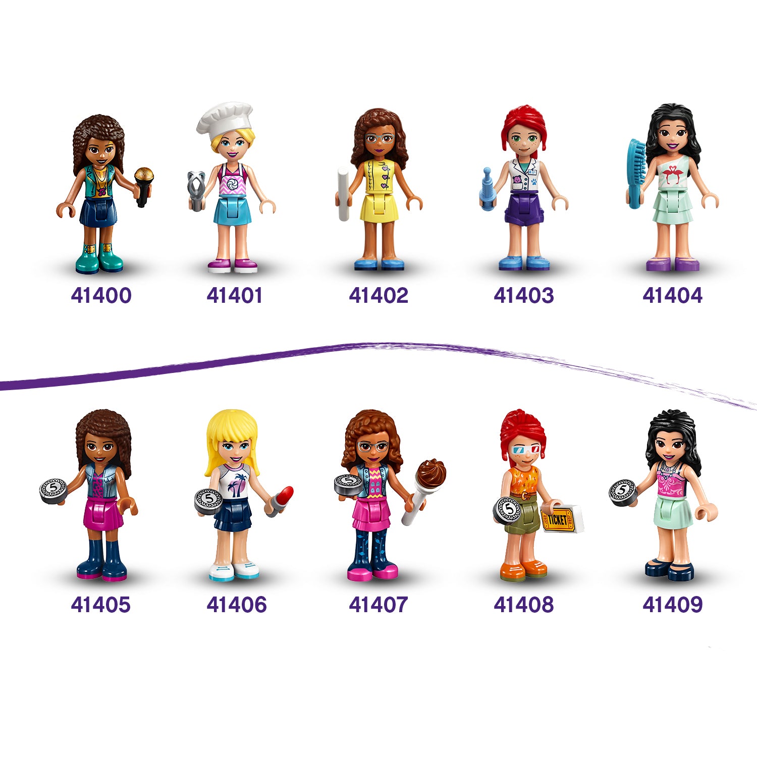 LEGO® Friends Olivia's Shopping Play Cube Set 41407 Default Title