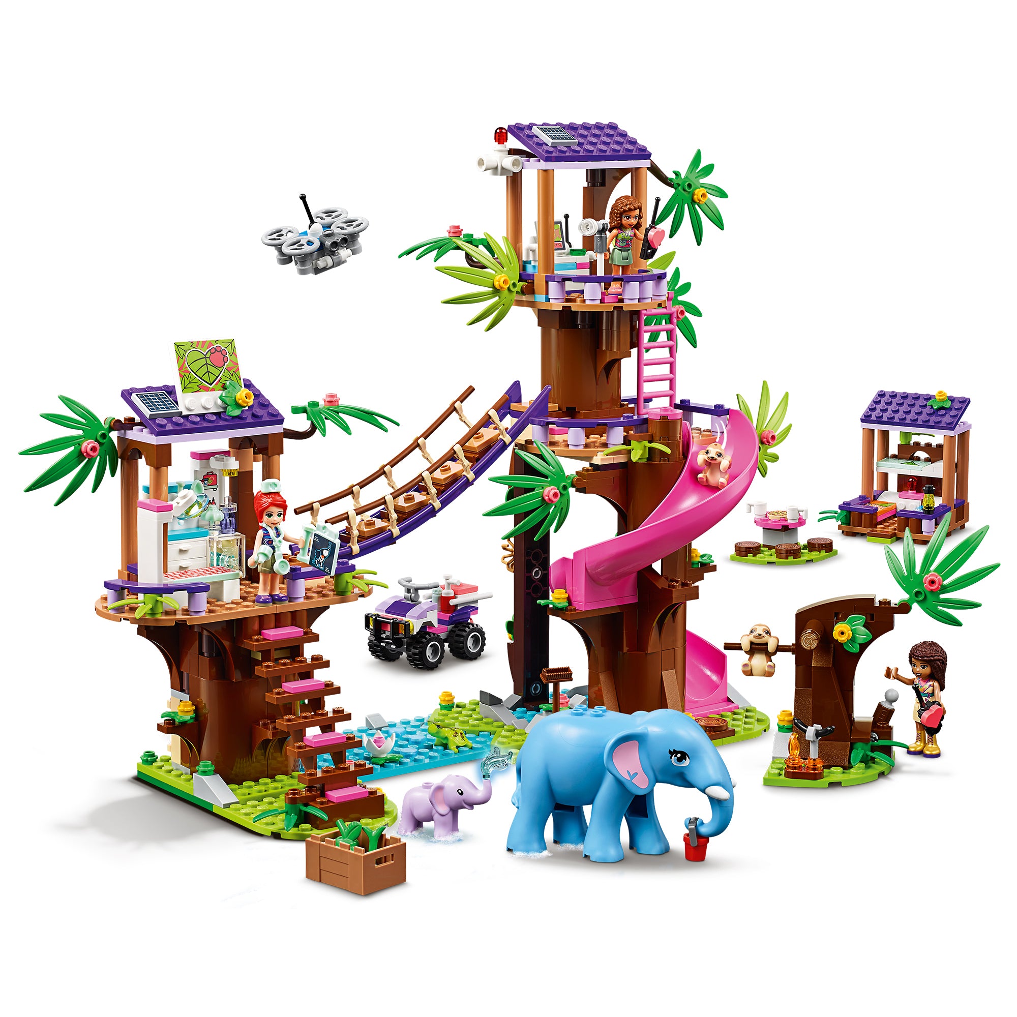 LEGO® Friends Jungle Rescue Base Vet Toy 41424 Default Title