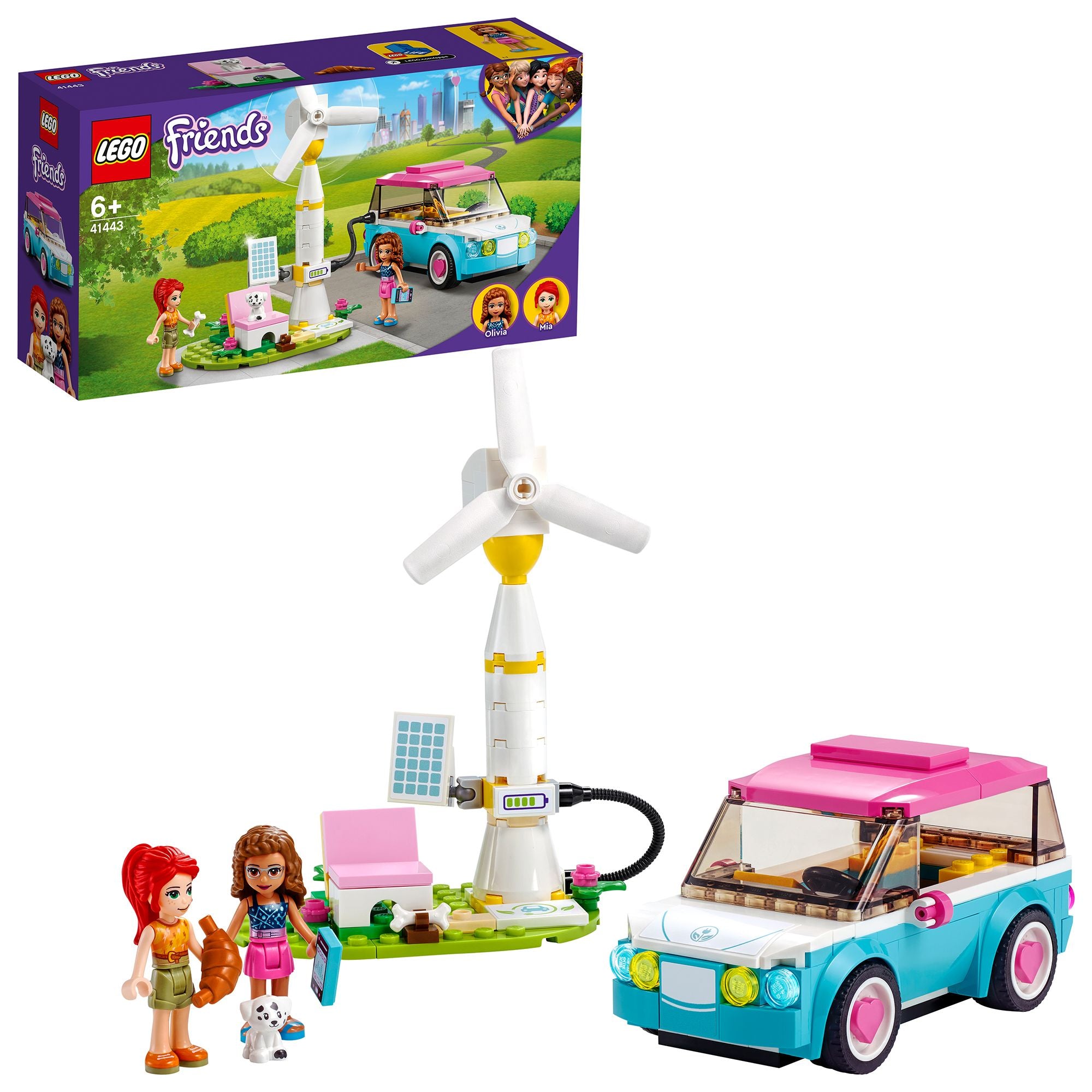LEGO® Friends Olivia's Electric Car Toy 41443 Default Title