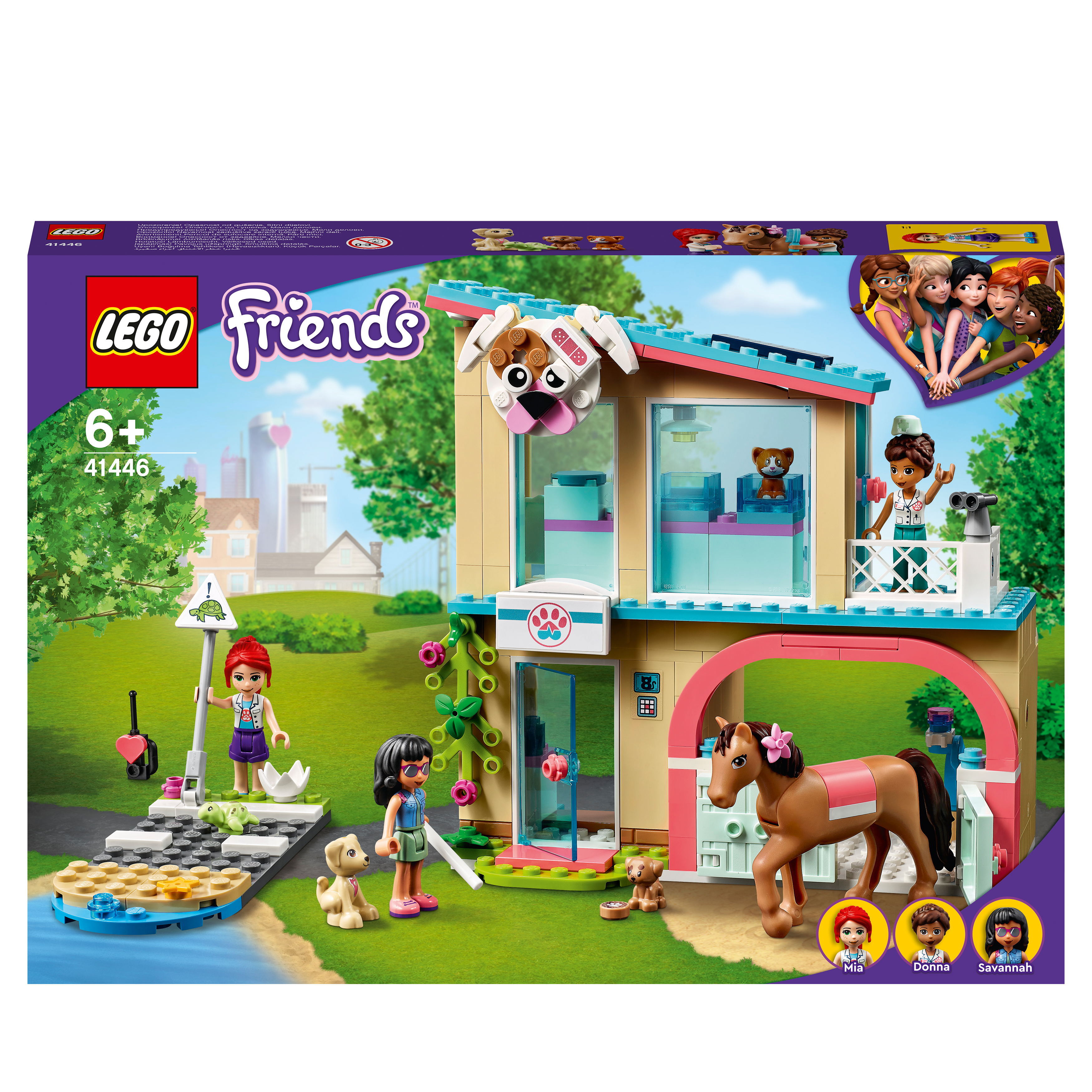 LEGO® Friends Heartlake City Vet Clinic Toy 41446 Default Title