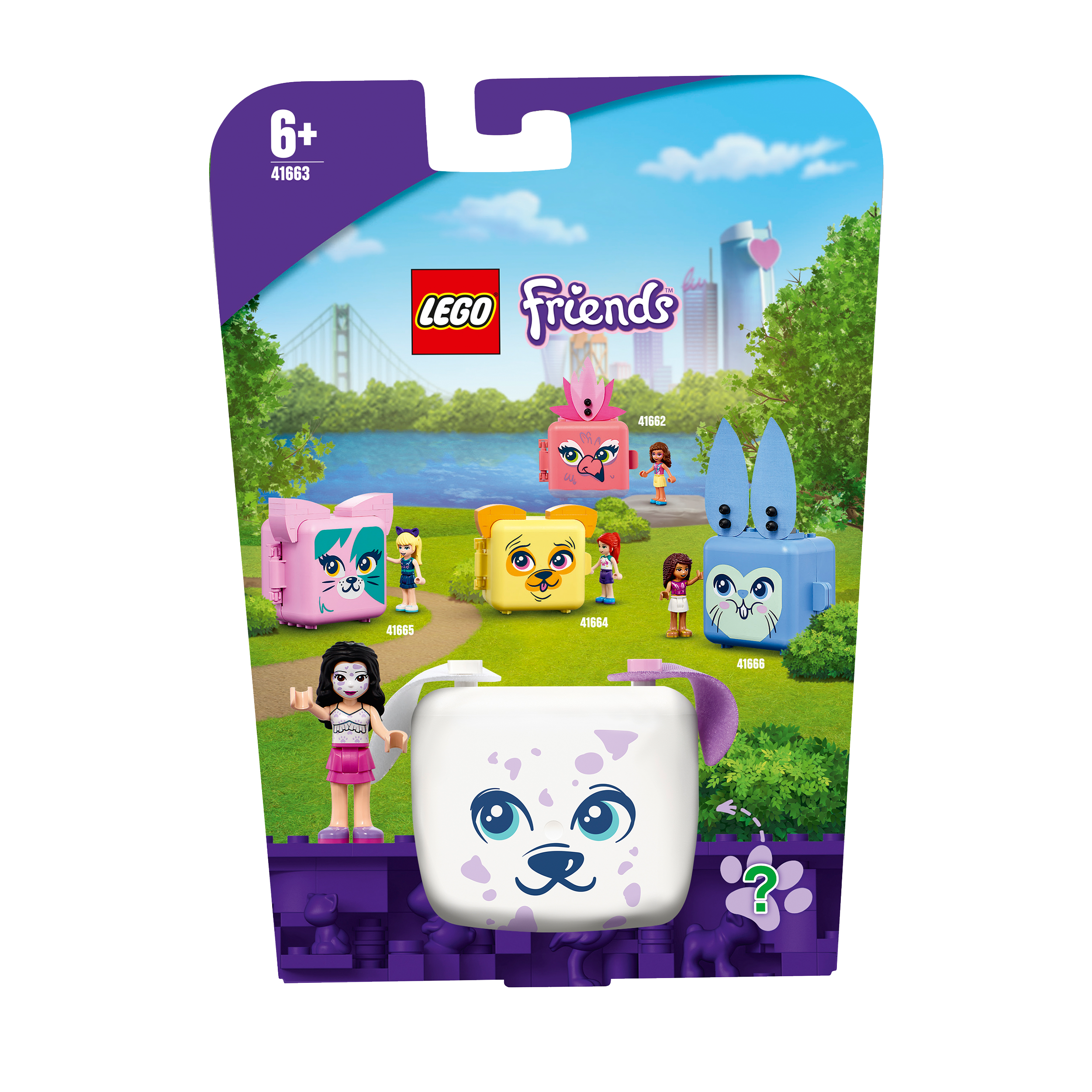LEGO® Friends Emma’s Dalmatian Cube Playset 41663 Default Title