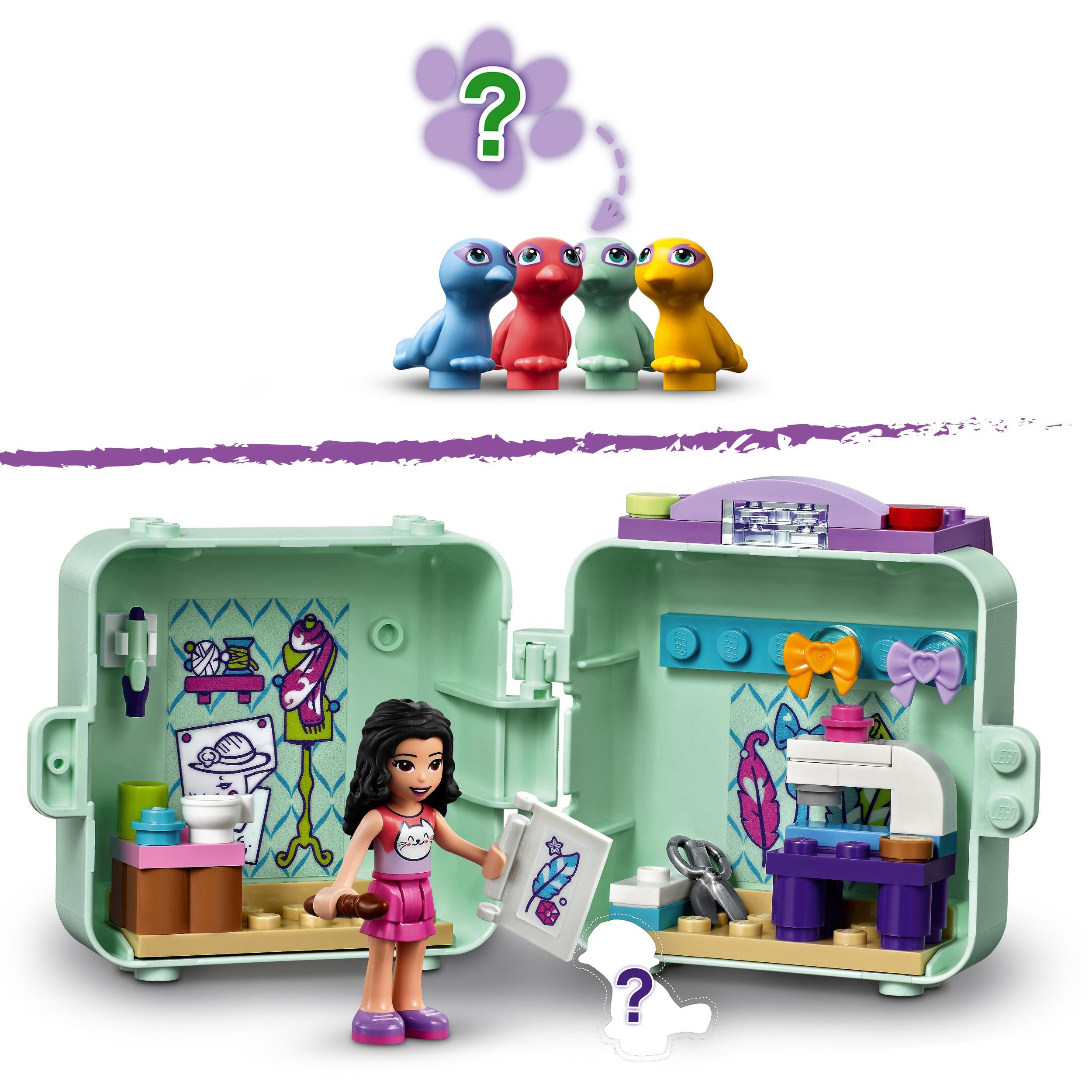 LEGO® Friends Emma’s Fashion Cube Play Set 41668 Default Title