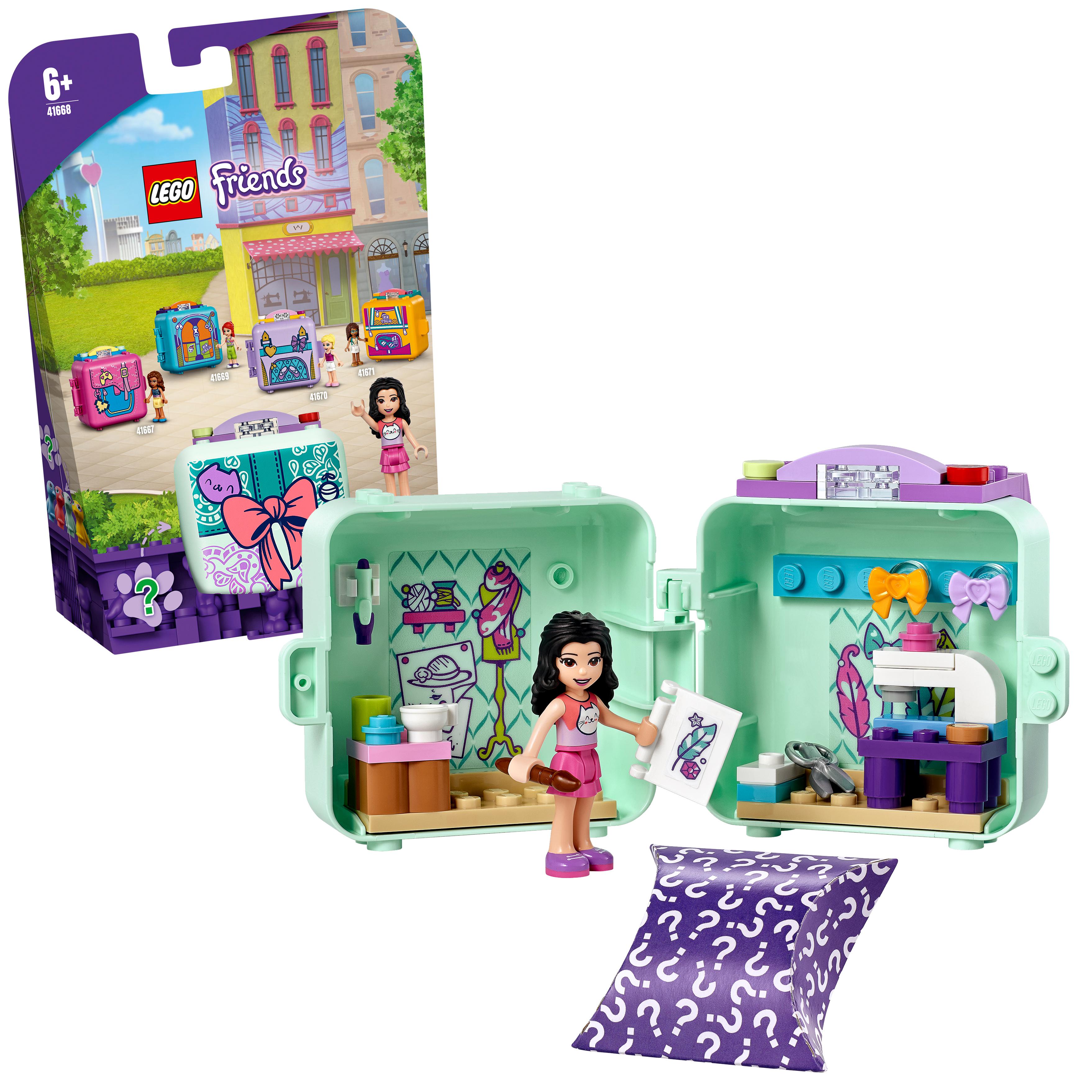 LEGO® Friends Emma’s Fashion Cube Play Set 41668 Default Title