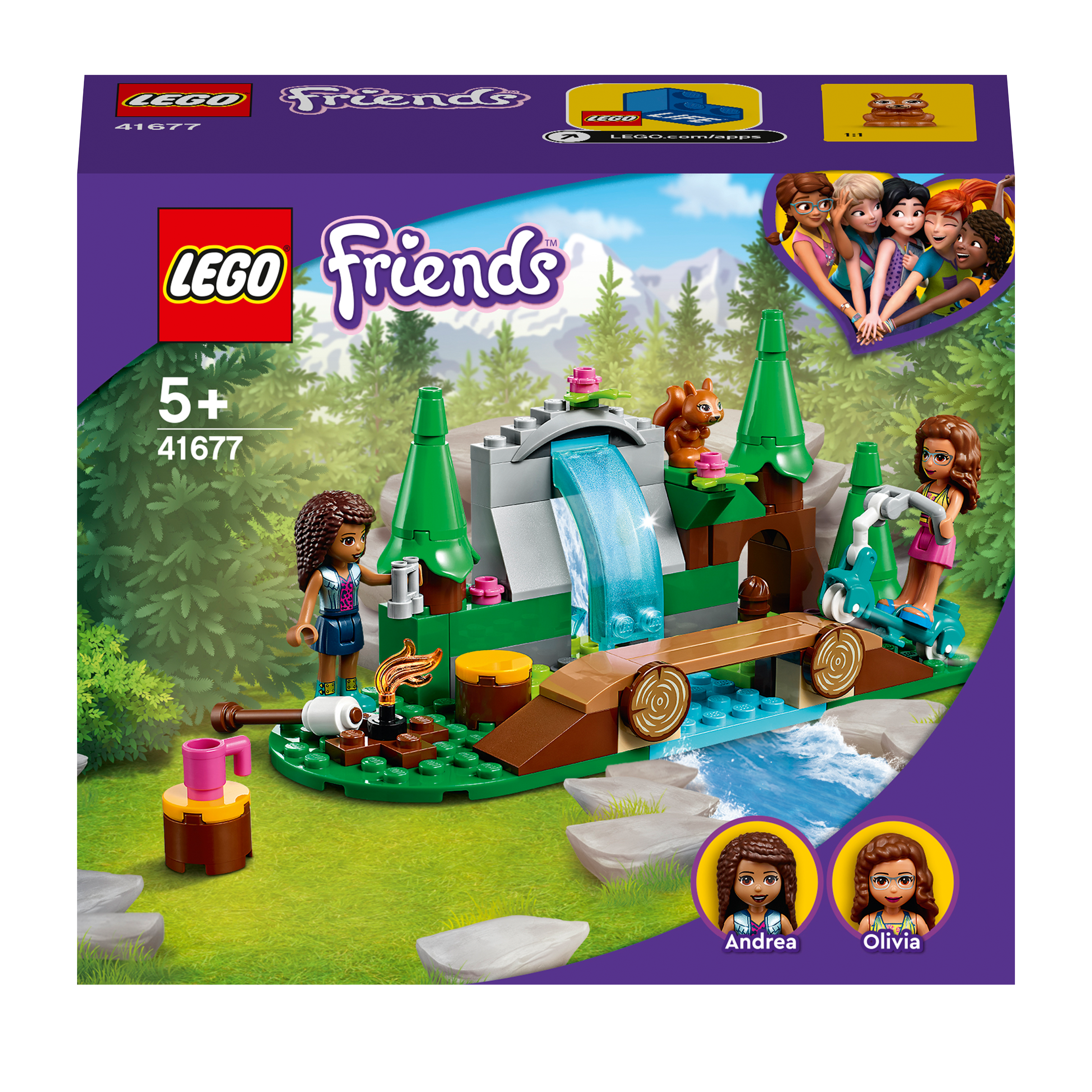 LEGO® Friends Forest Waterfall Adventure Set 41677 Default Title