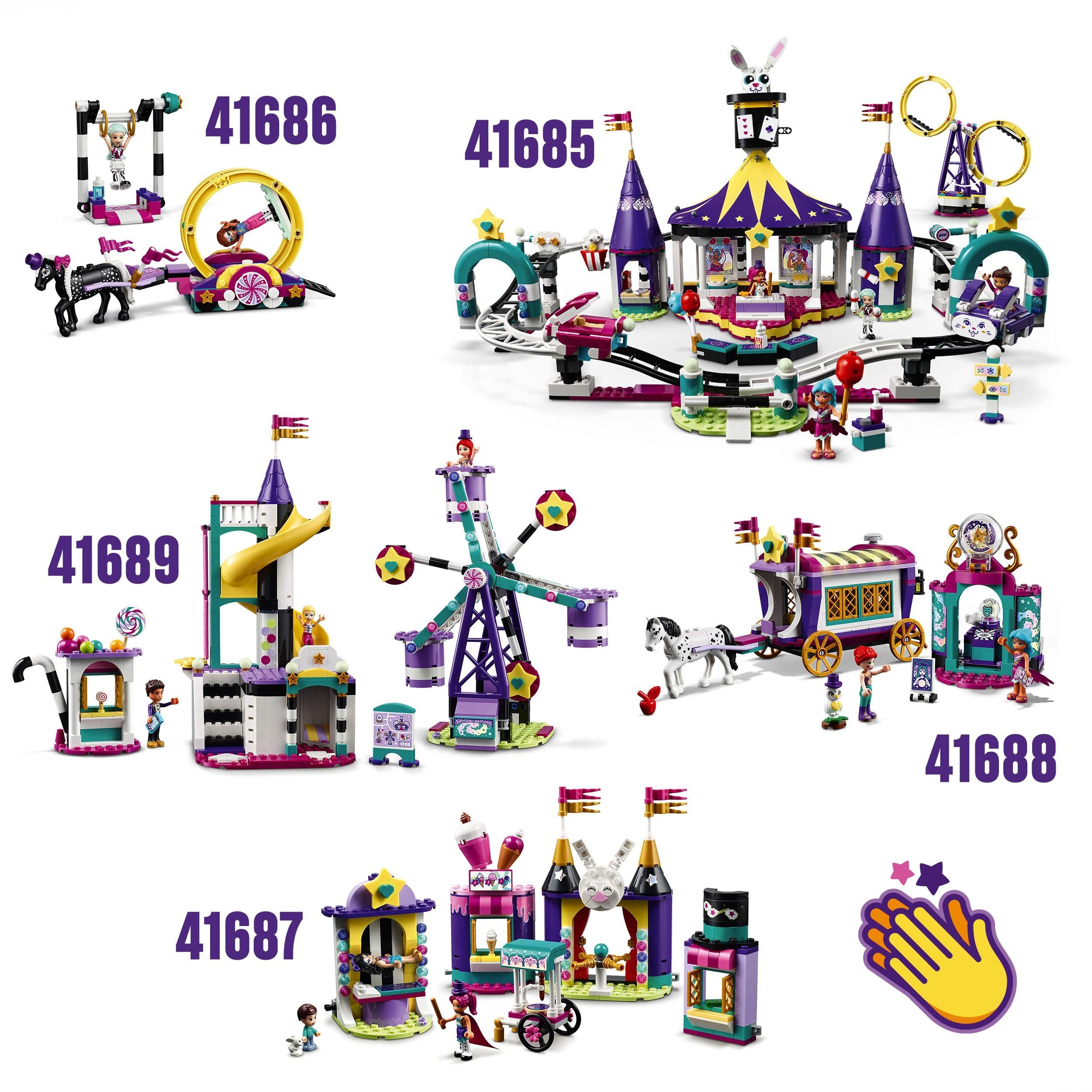 LEGO® Friends Magical Funfair Stalls Play Set 41687 Default Title