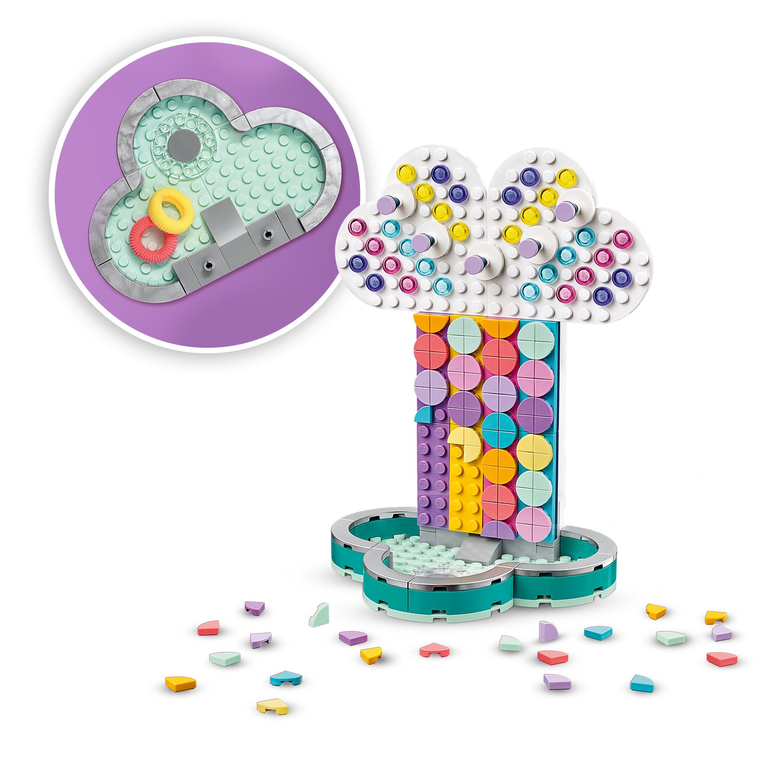 DOTS Rainbow Jewellery Stand Set by LEGO® 41905 Default Title